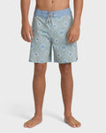 Billabong Good Times Pro 18 Boardshorts - Fog Gray Multi - Fog Gray