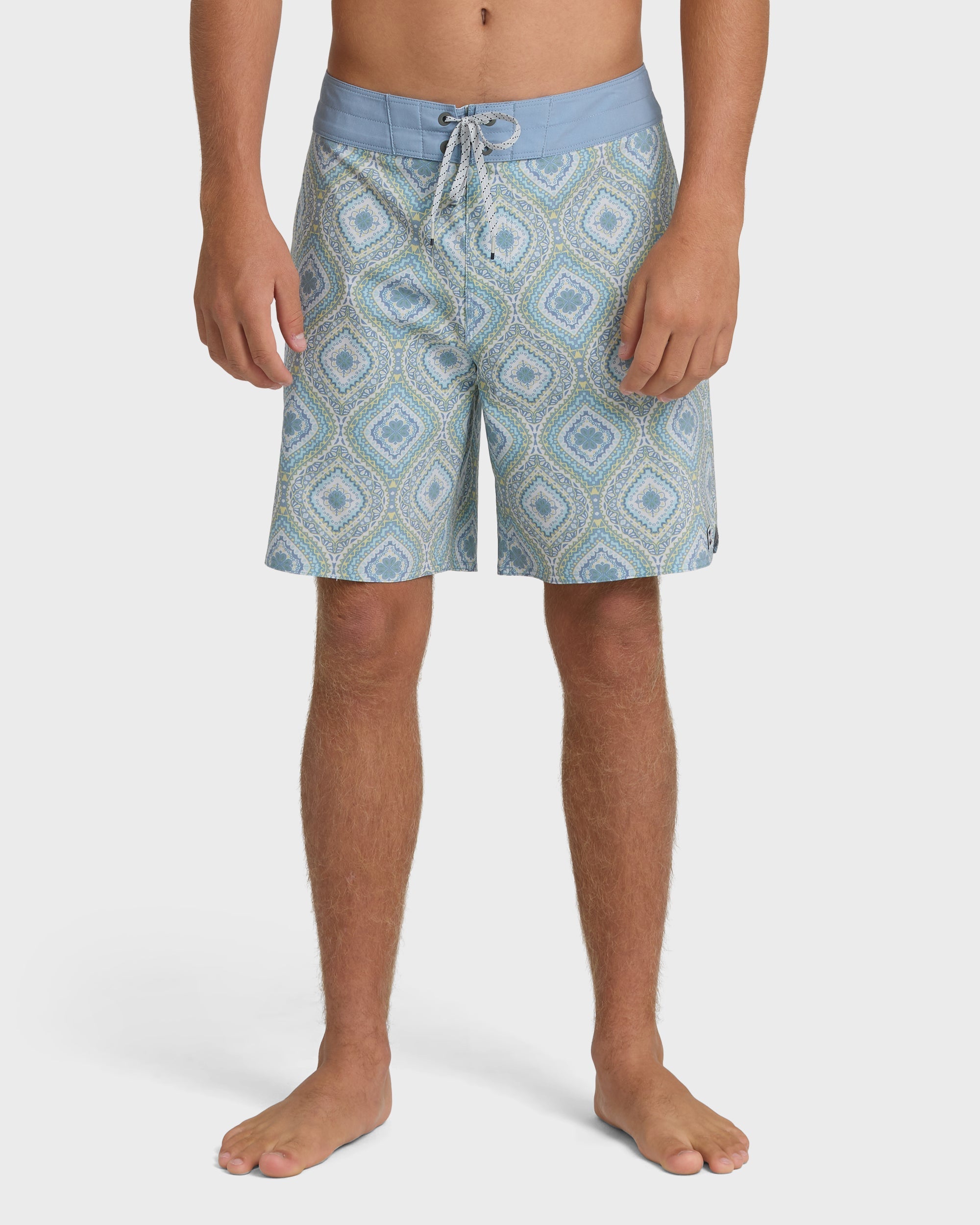Billabong Good Times Pro 18 Boardshorts - Fog Gray Multi - Fog Gray
