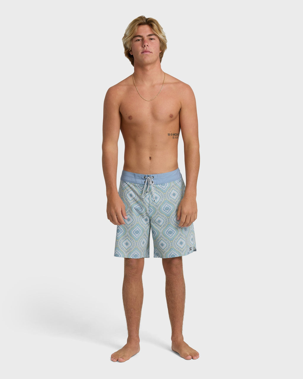 Billabong Good Times Pro 18 Boardshorts - Fog Gray Multi - Fog Gray