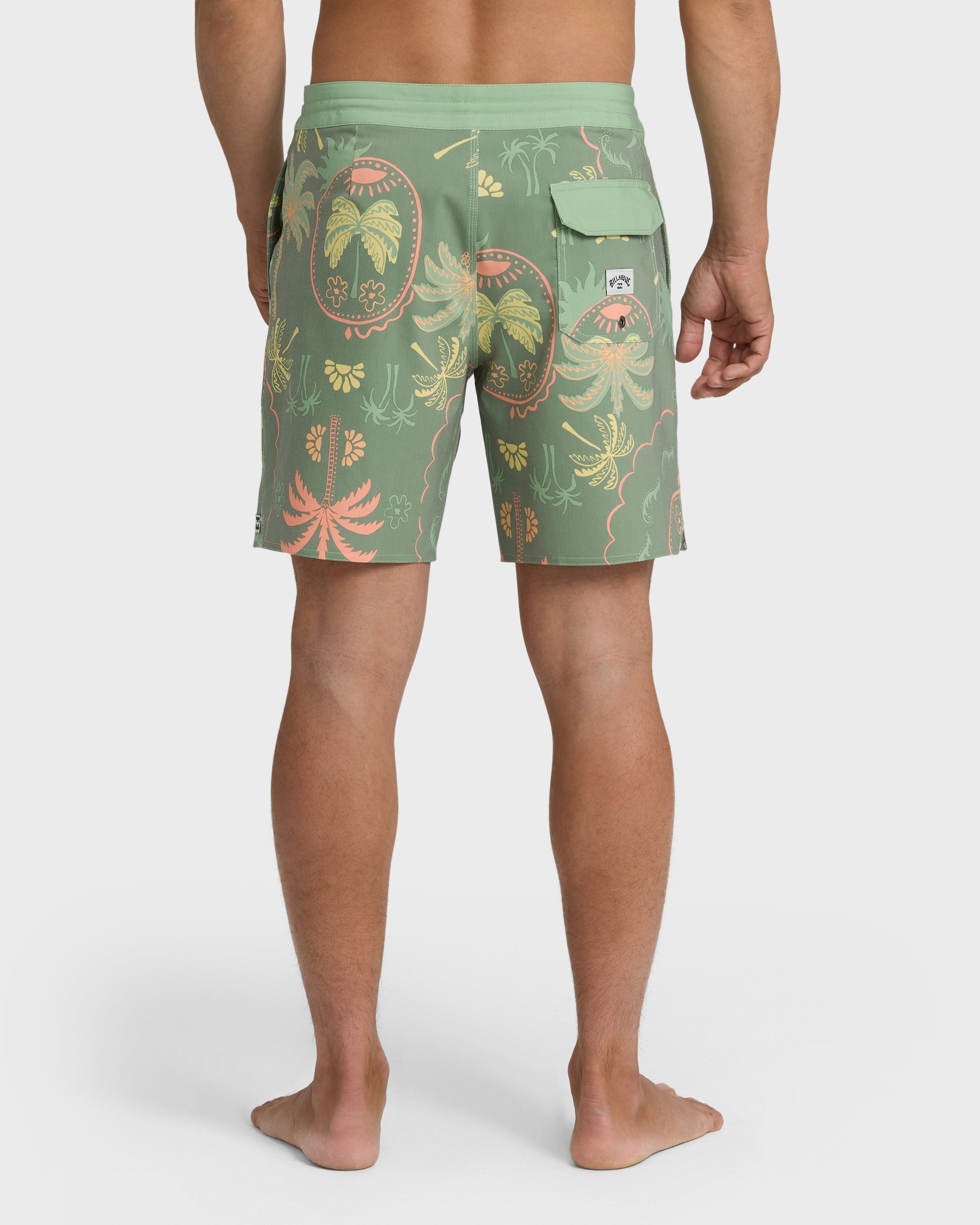 Billabong Good Times Lo Tide 18 Boardshorts - Sea Spray Multi - Sea Spray