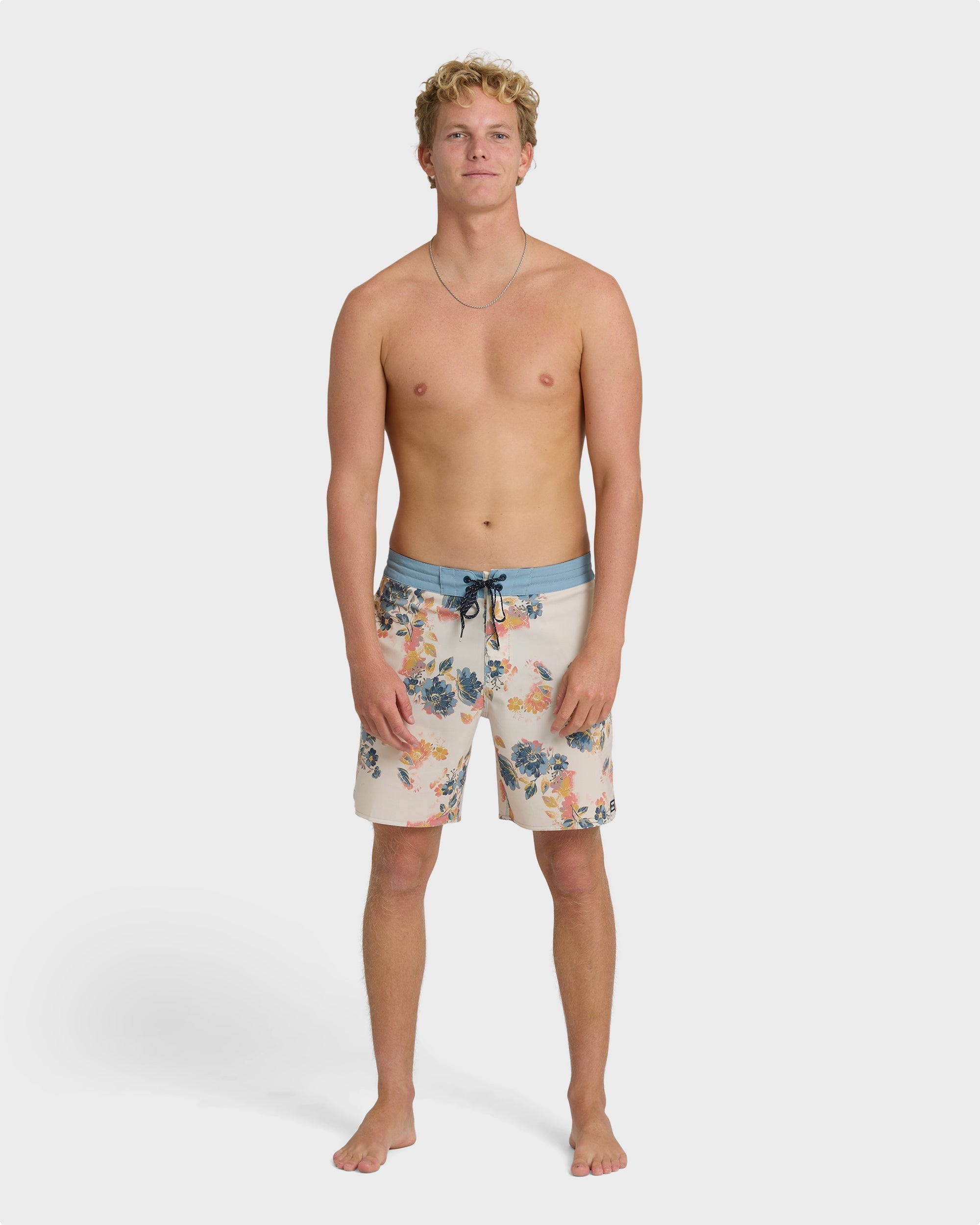 Billabong Good Times Lo Tide 18 Boardshorts - Oatmeal Multi - Oatmeal