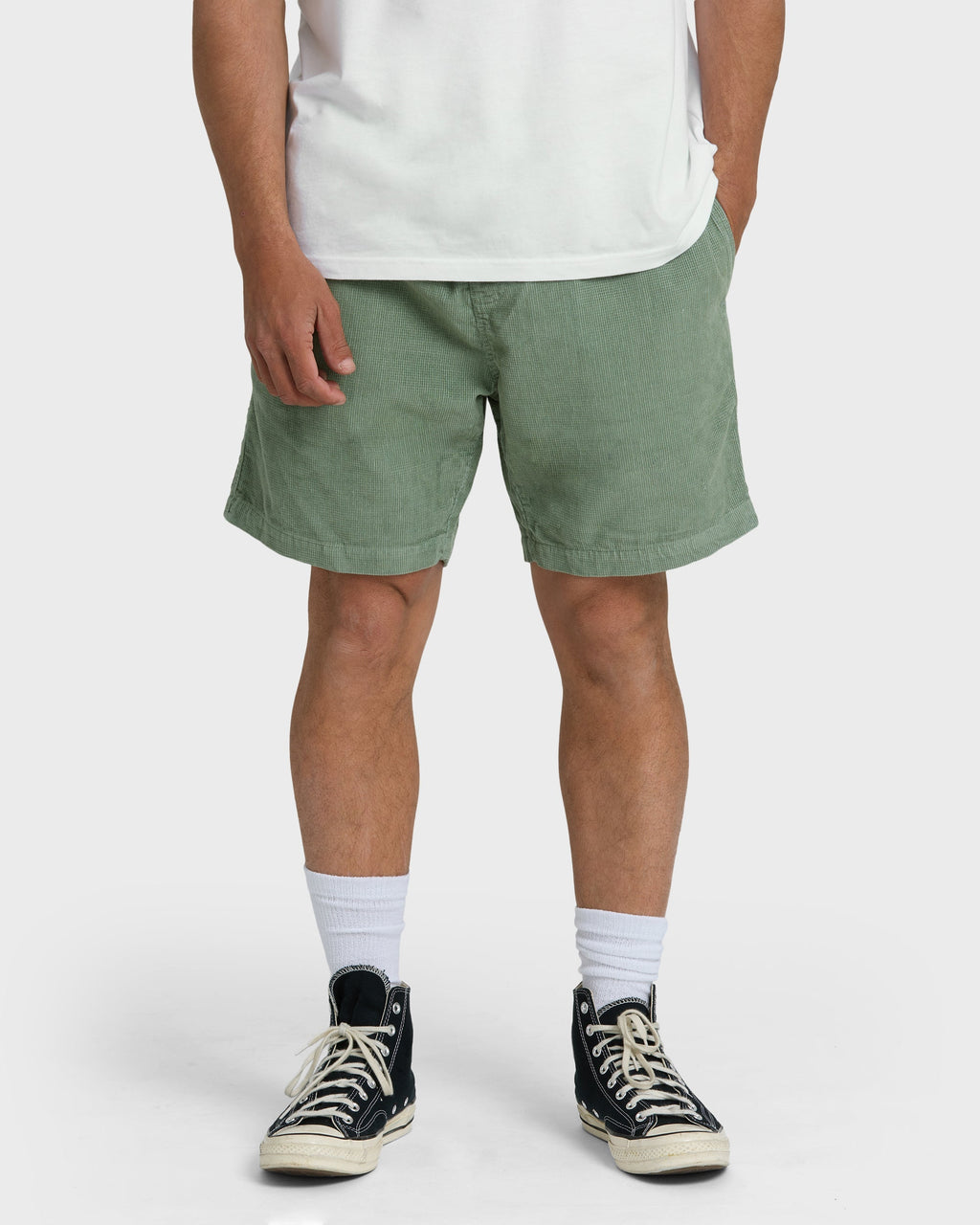 Billabong Larry Layback 19 Cord Shorts - Moss