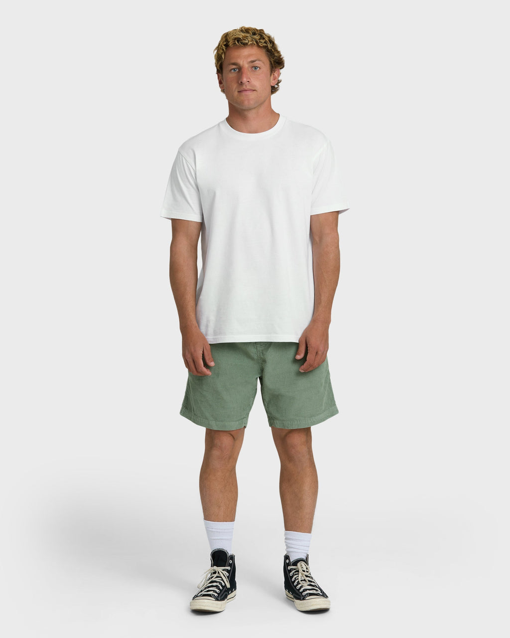Billabong Larry Layback 19 Cord Shorts - Moss