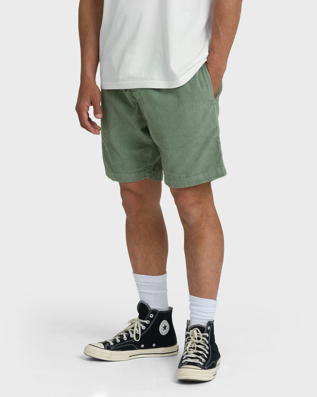 Billabong Larry Layback 19 Cord Shorts - Moss