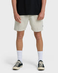 Billabong Sano Linen Elastic Shorts - Chino Heather