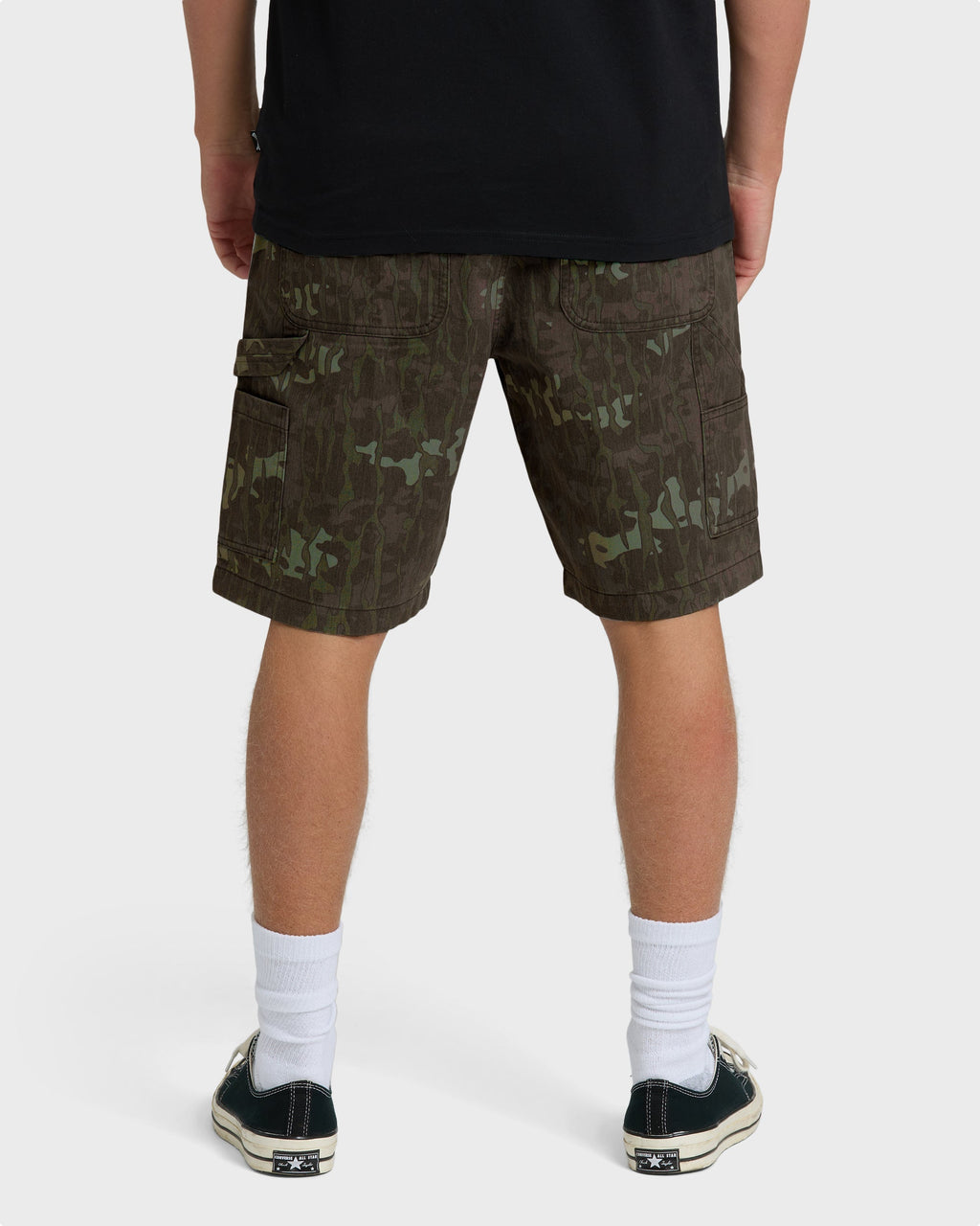 Billabong Bad Dog Elastic Shorts - Green Camo