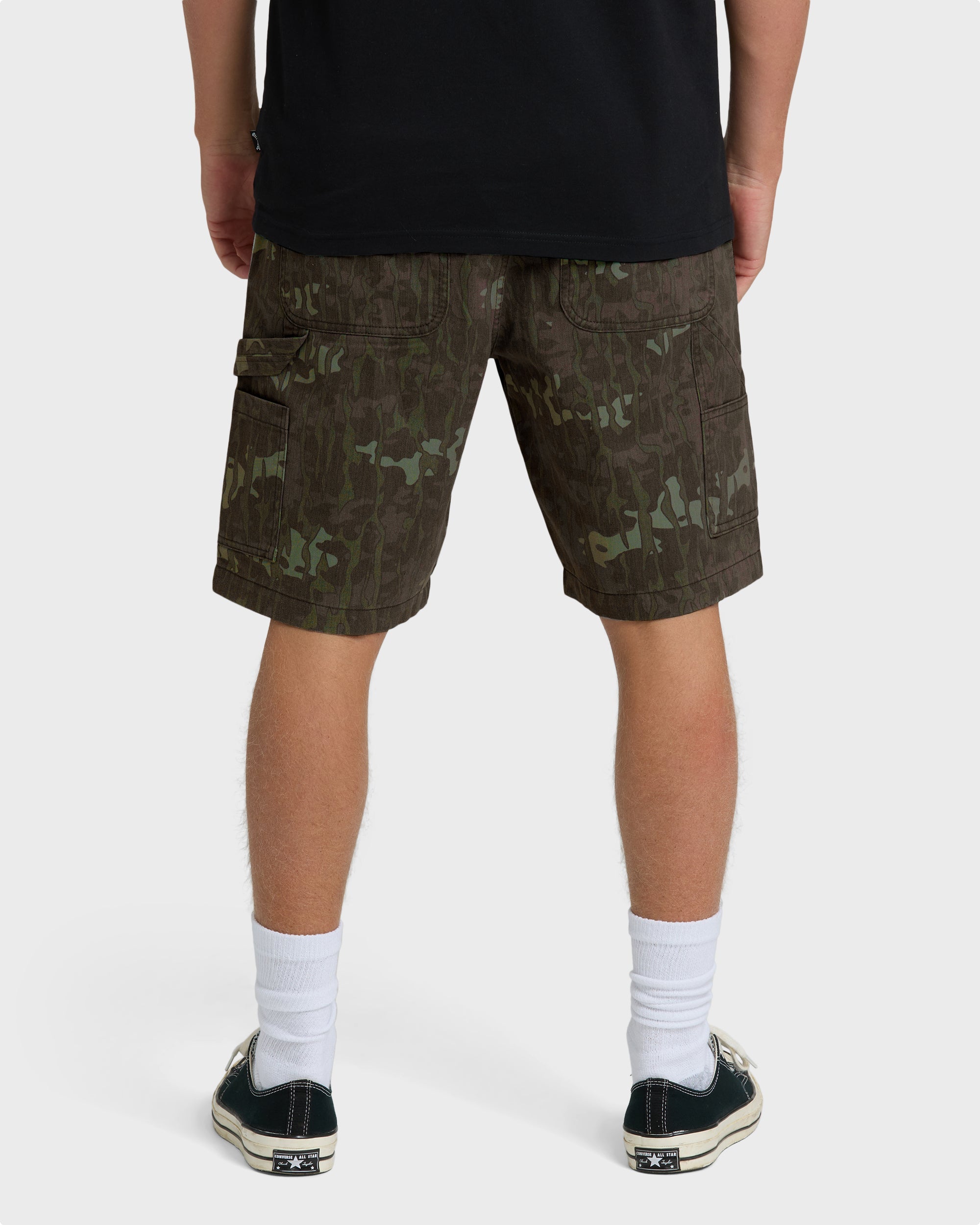 Billabong Bad Dog Elastic Shorts - Green Camo