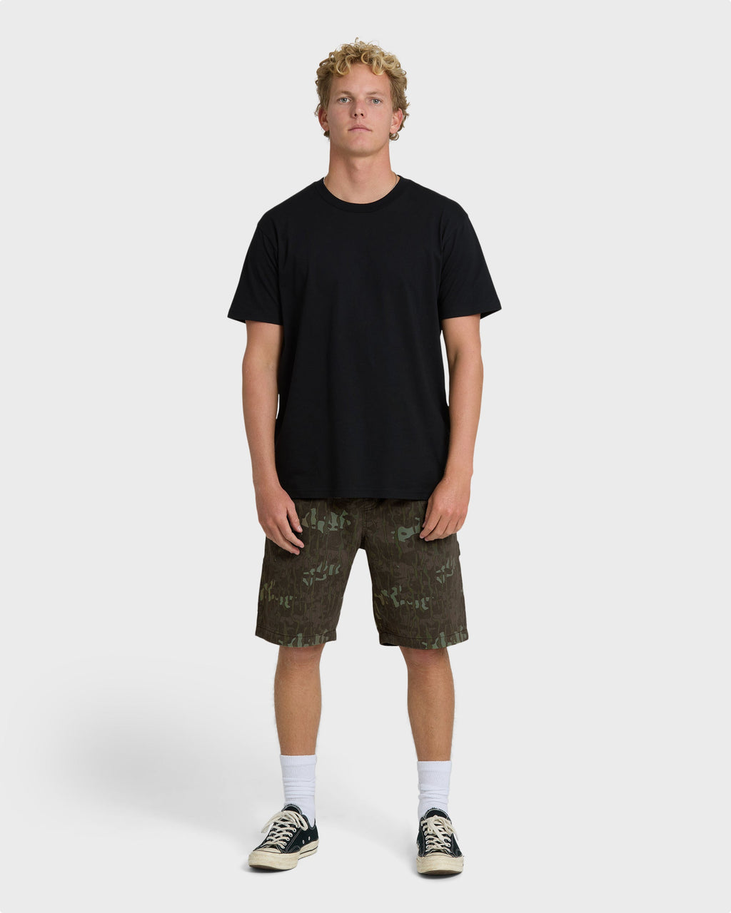 Billabong Bad Dog Elastic Shorts - Green Camo