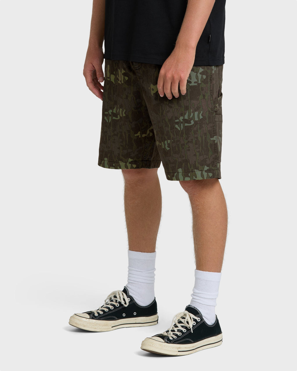 Billabong Bad Dog Elastic Shorts - Green Camo