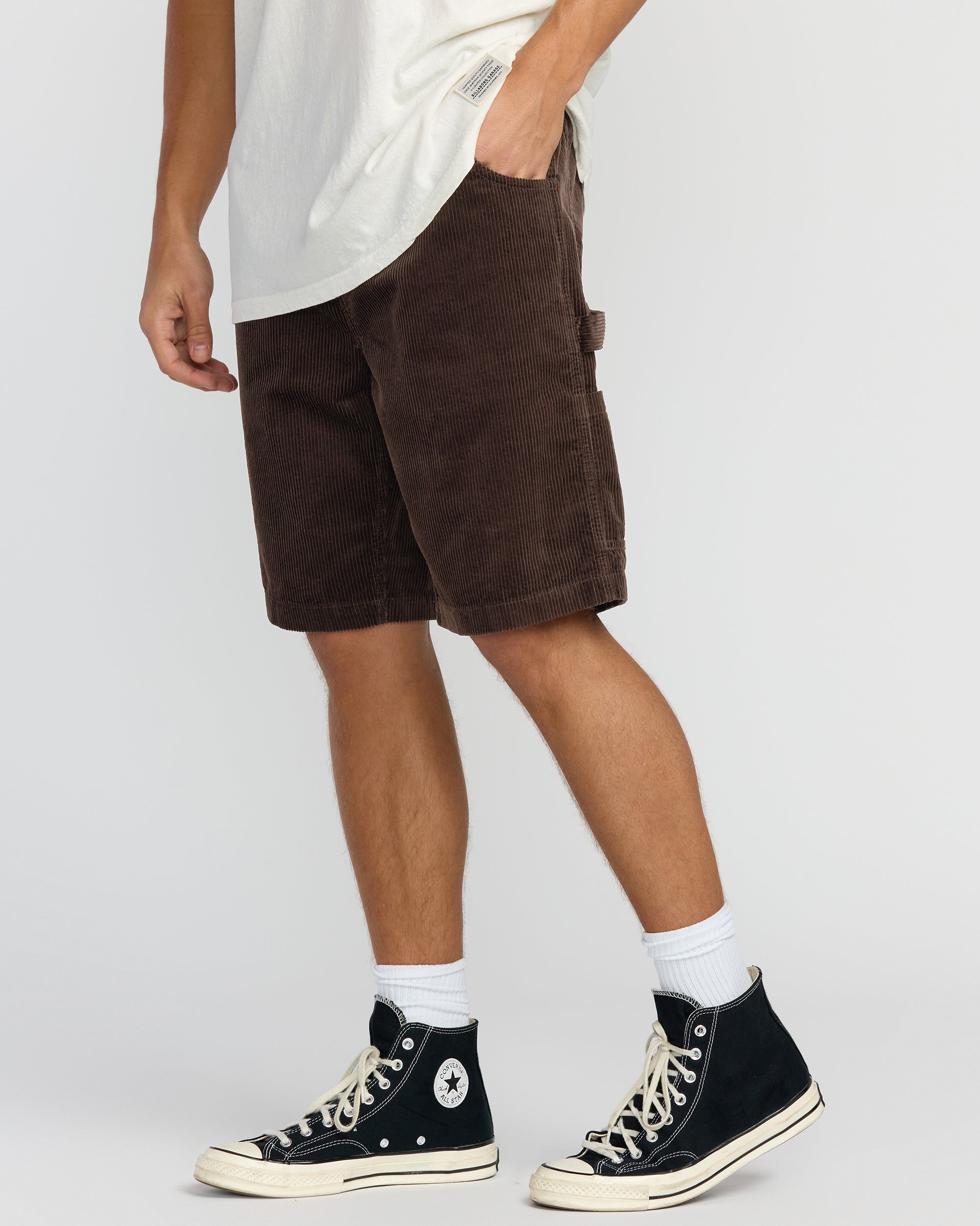 Billabong Larry Cord Garage Shorts - Chocolate