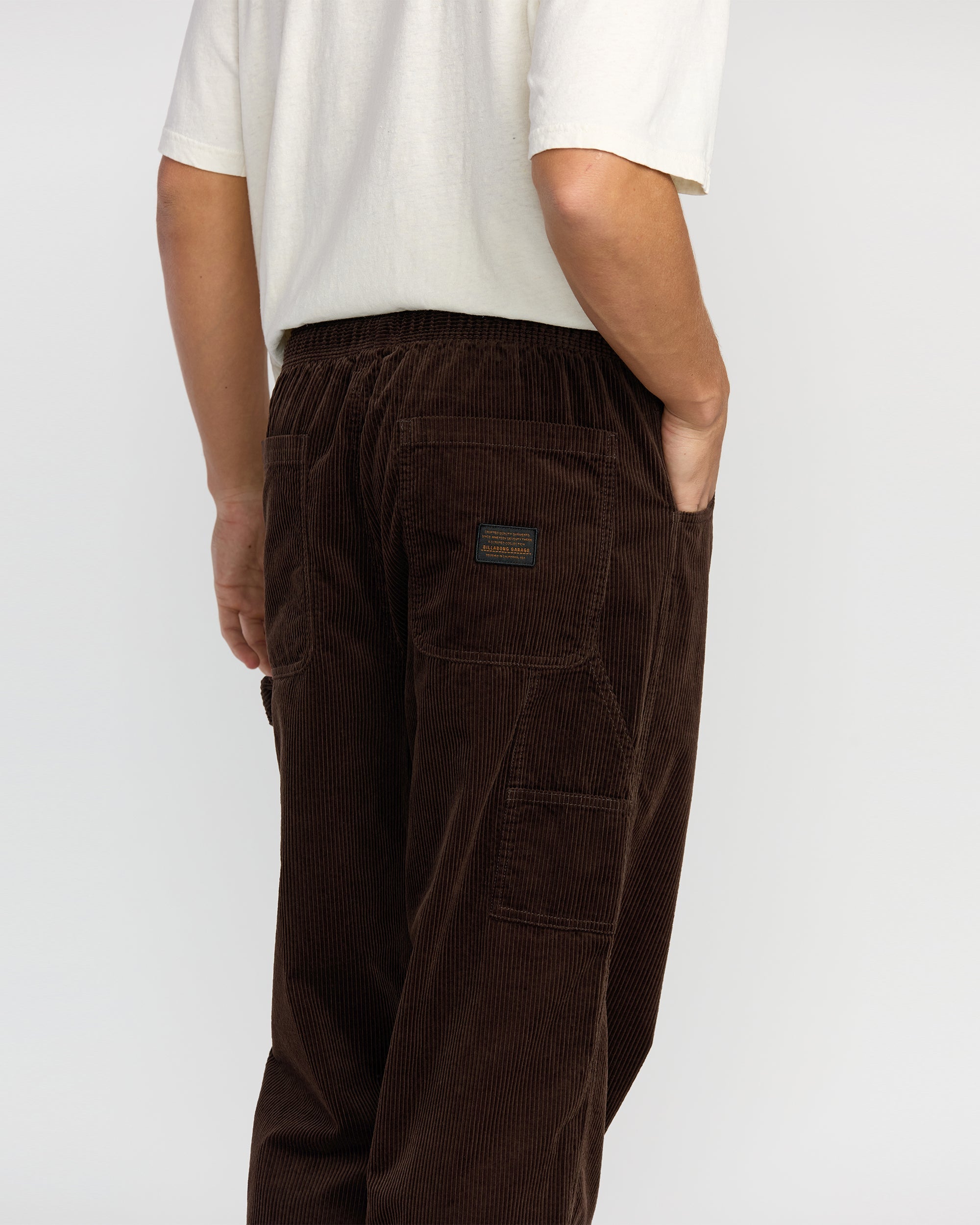 Billabong Larry Cord Garage Pants - Chocolate