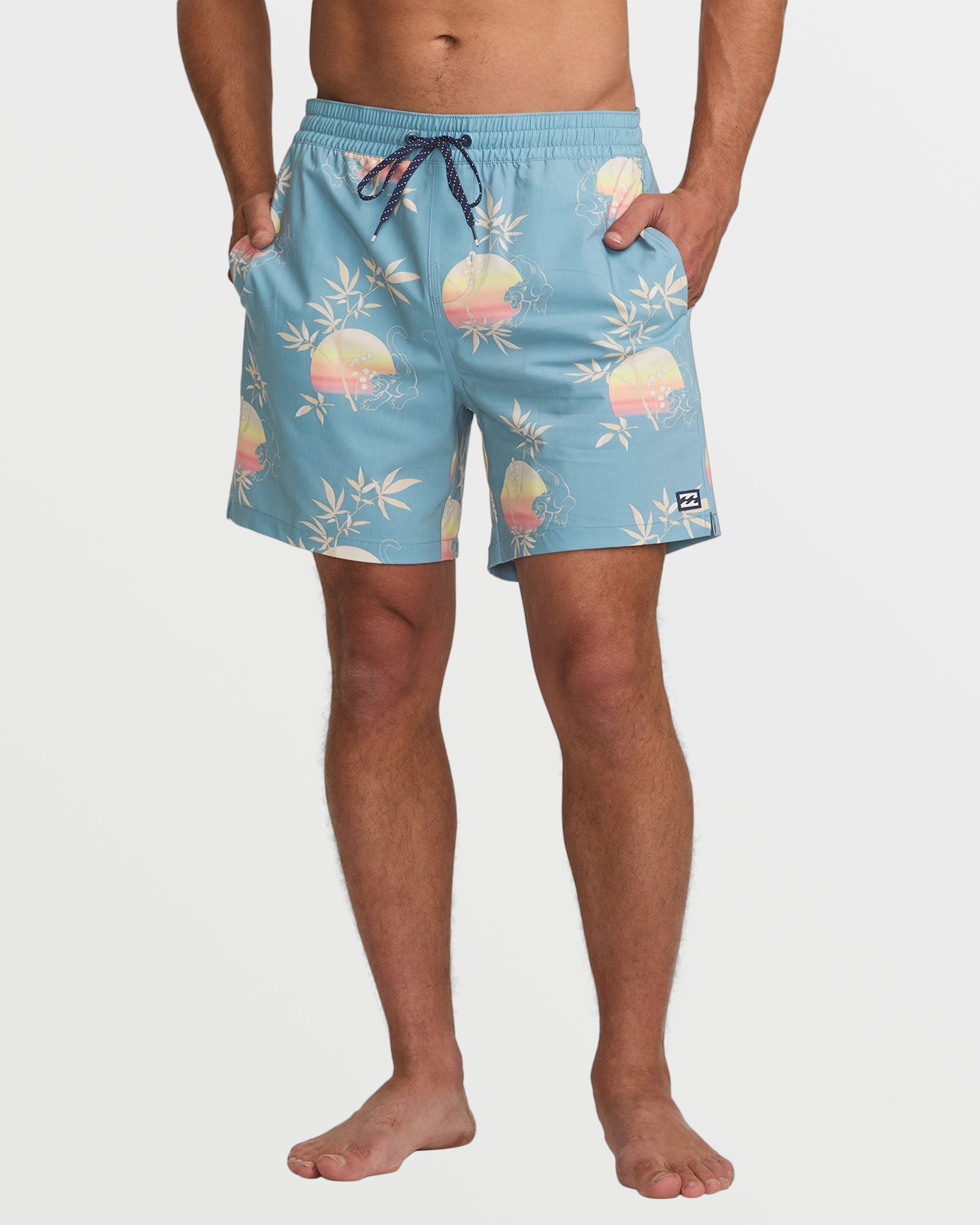 Billabong Good Times Layback 16 Trunks - Washed Blue