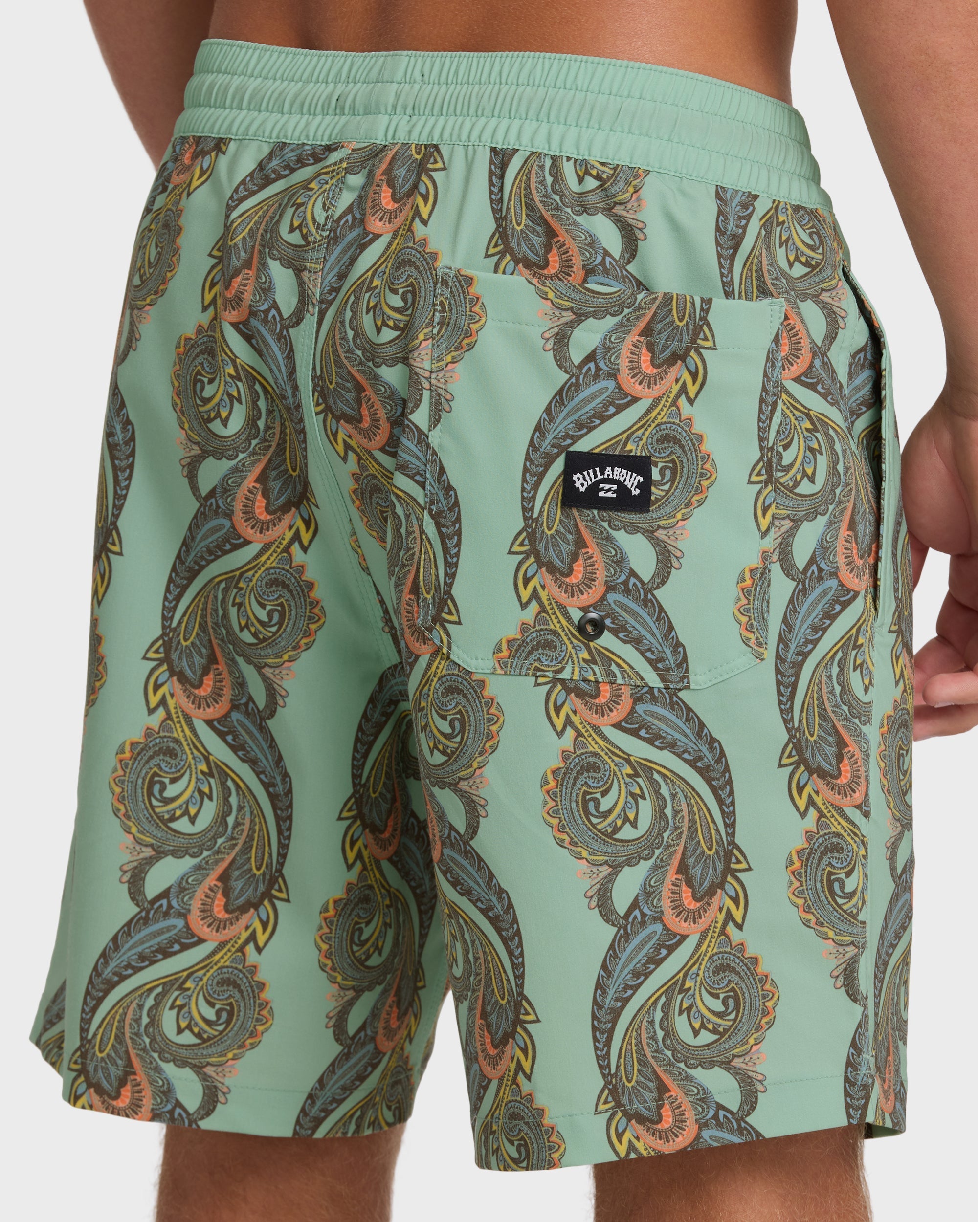 Billabong Good Times Layback 16 Trunks - Granite Green