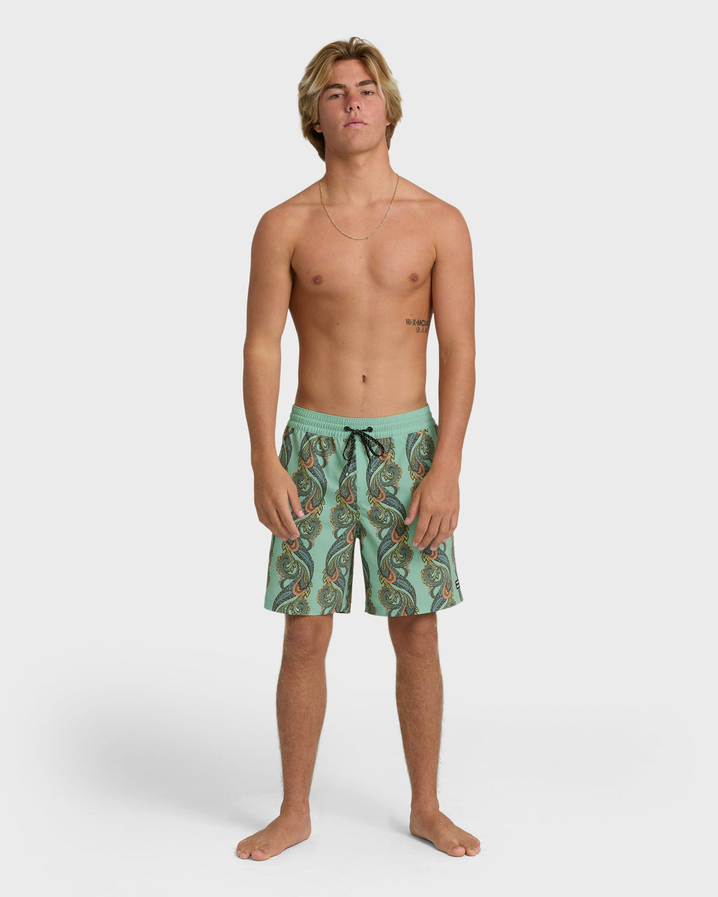 Billabong Good Times Layback 16 Trunks - Granite Green