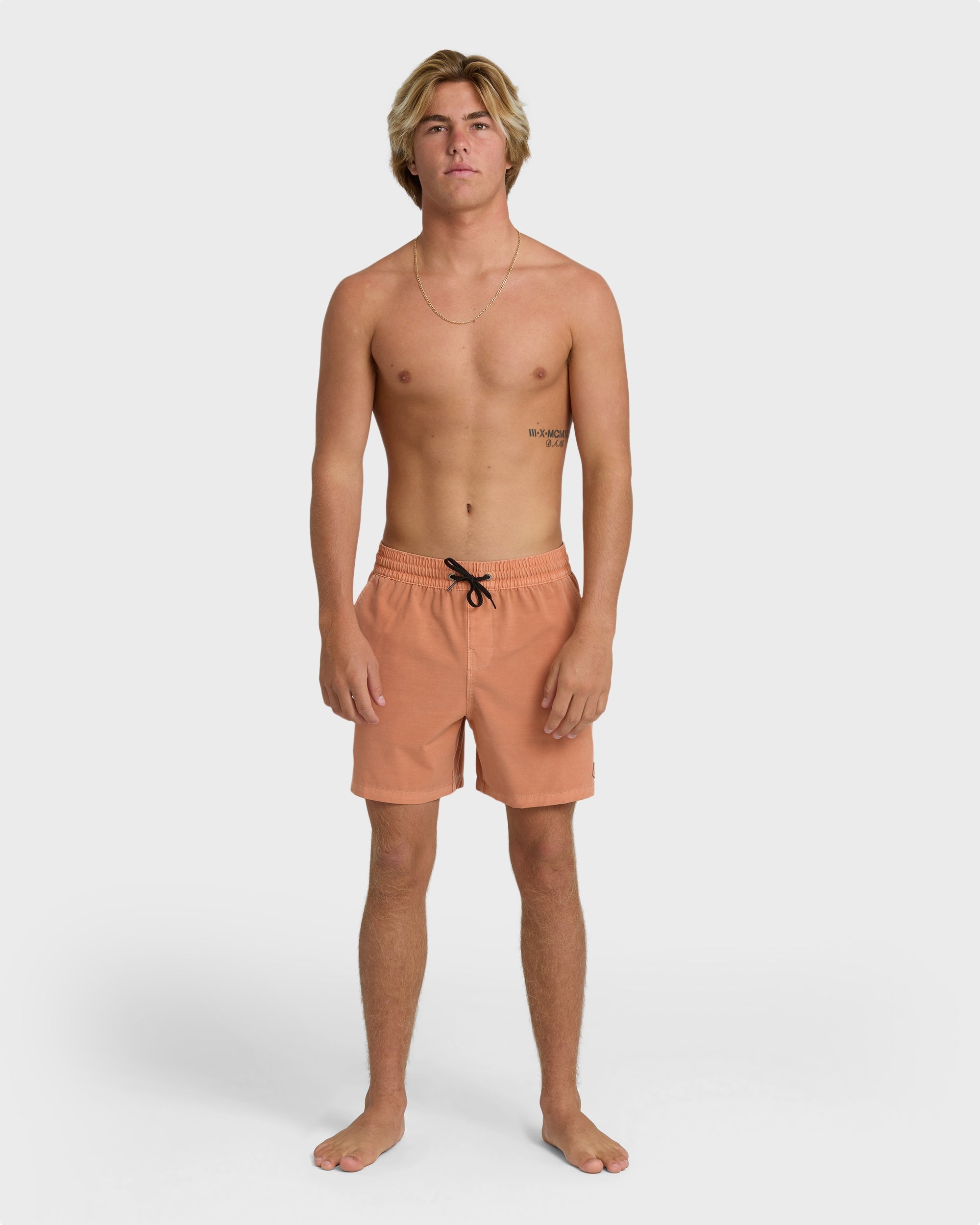 Billabong Every Other Day Wave Washed Layback 16 Trunks - Cantaloupe
