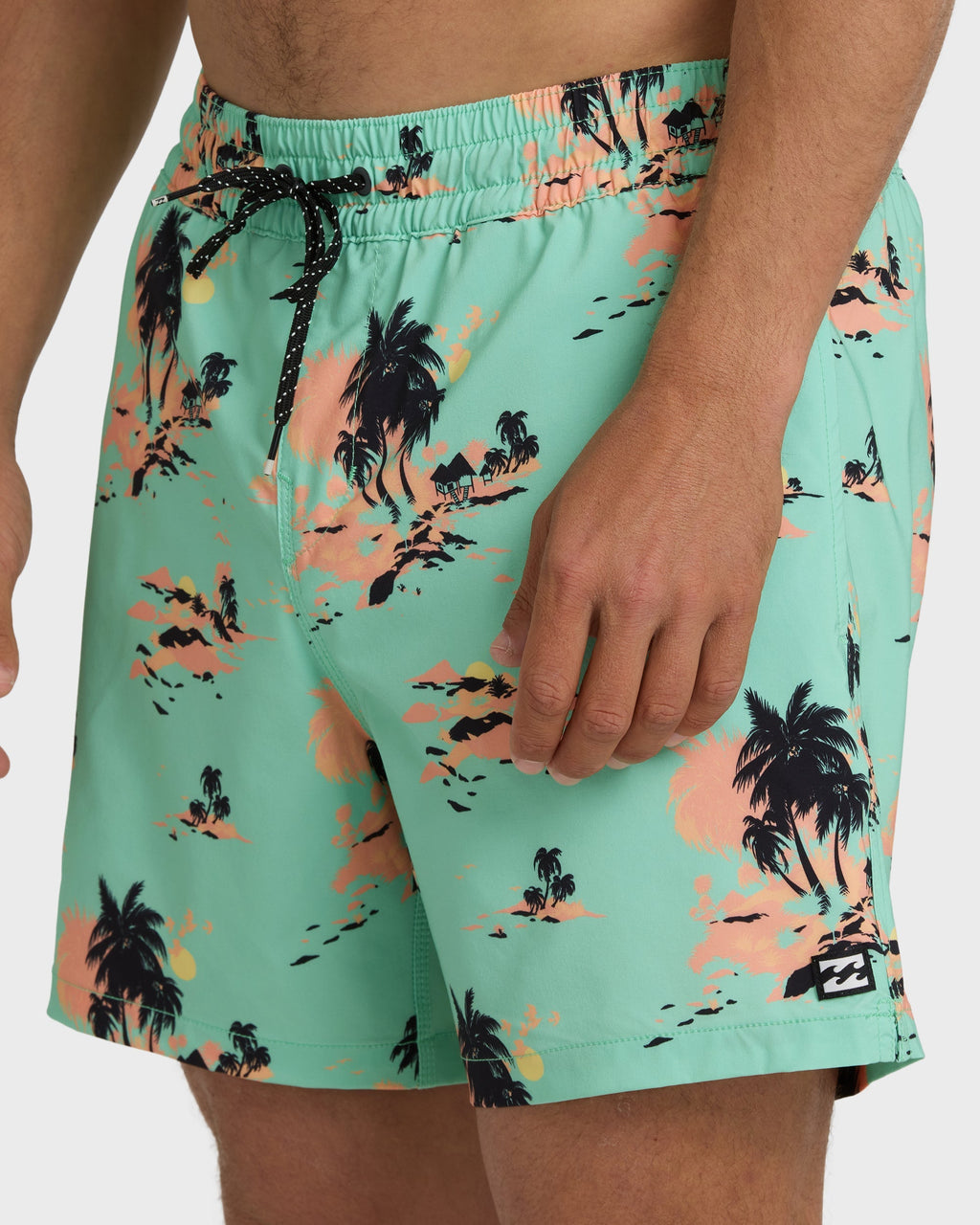 Billabong Lineup Layback 16 Trunks - Lime Green