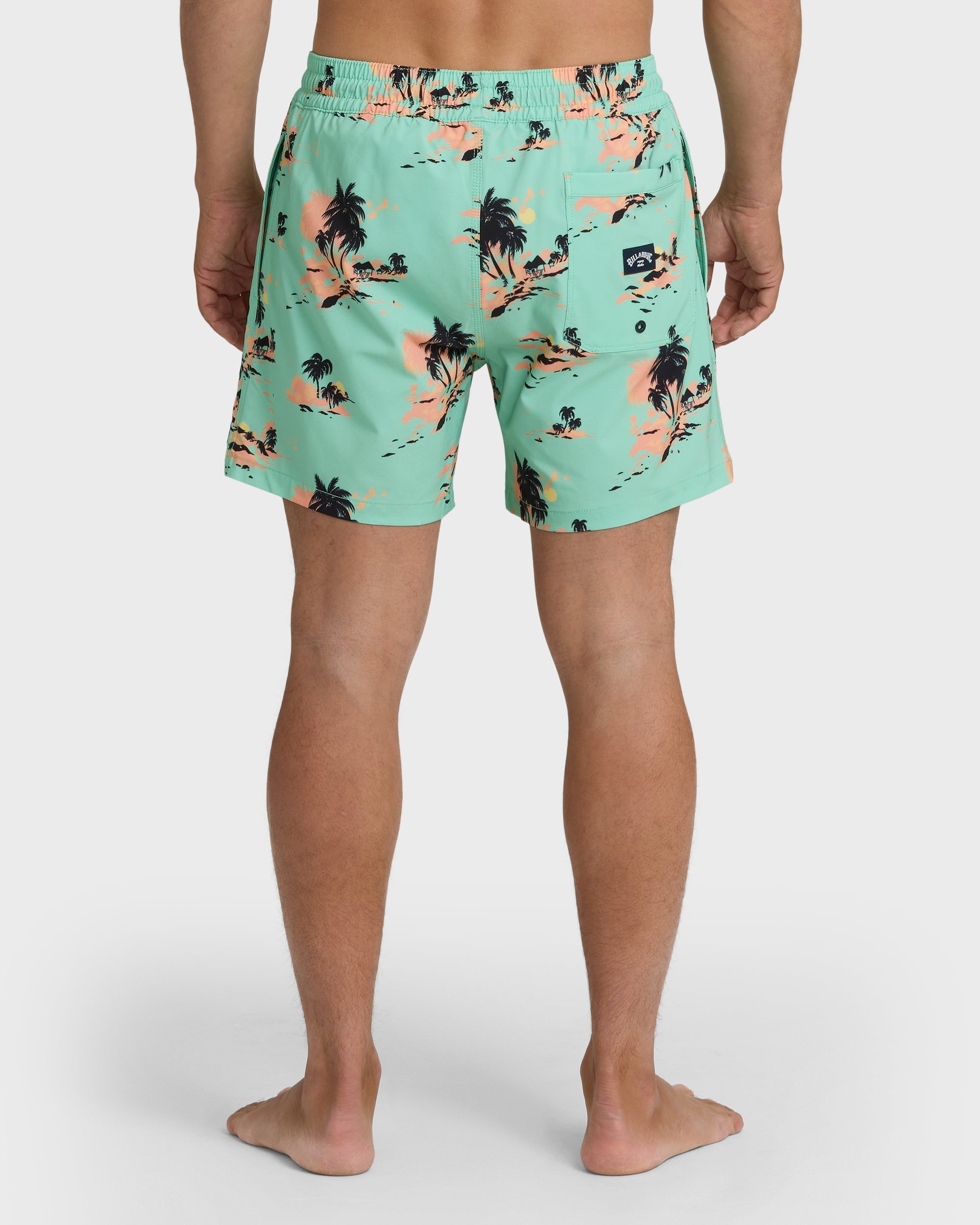 Billabong Lineup Layback 16 Trunks - Lime Green