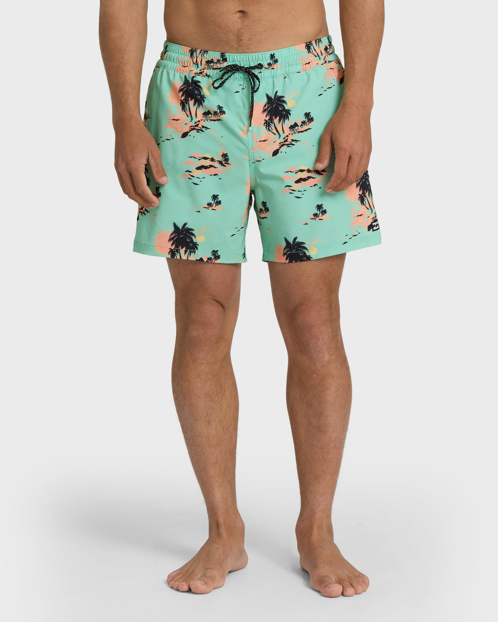 Billabong Lineup Layback 16 Trunks - Lime Green