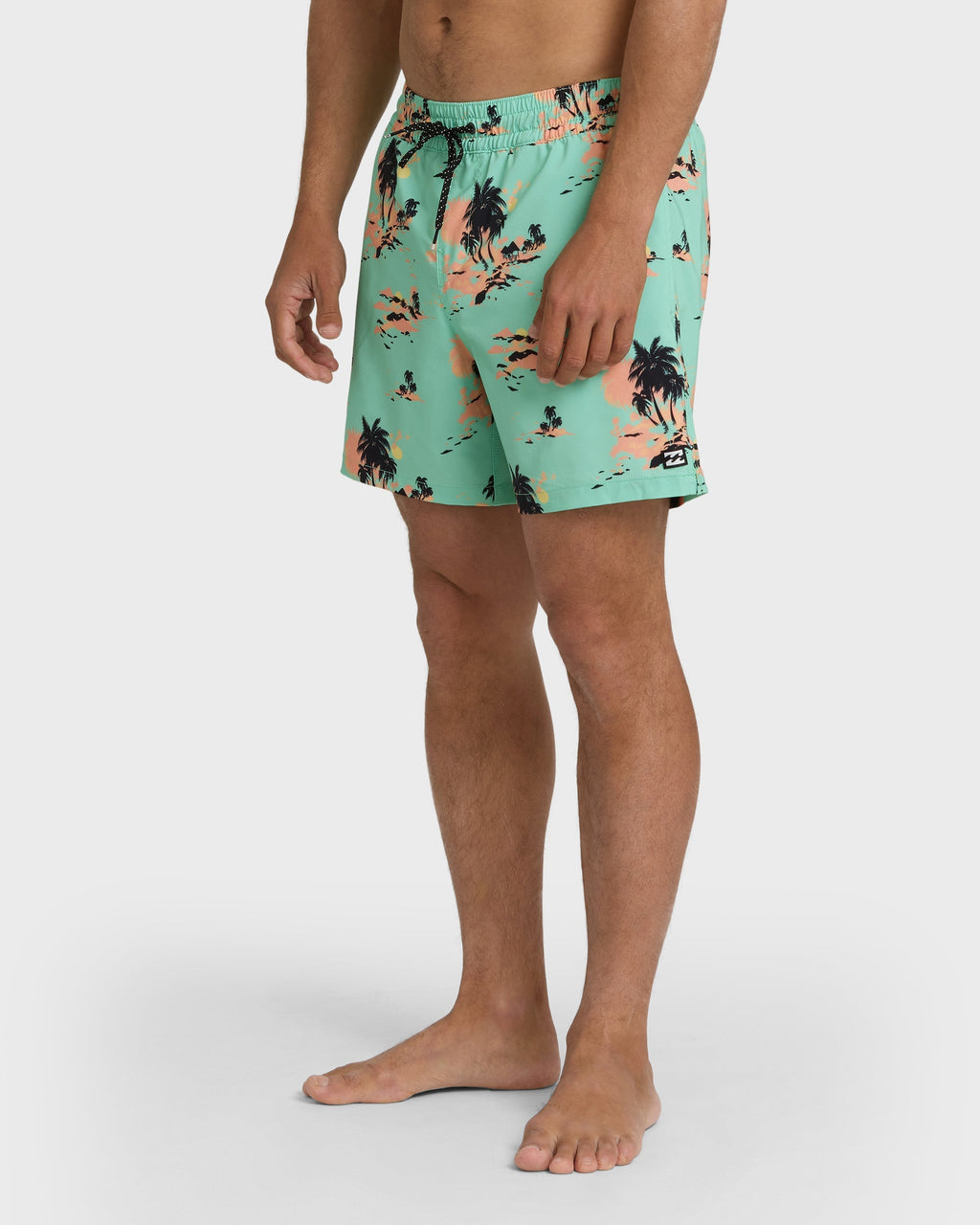 Billabong Lineup Layback 16 Trunks - Lime Green