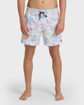 Billabong Lineup Layback 16 Trunks - Off White