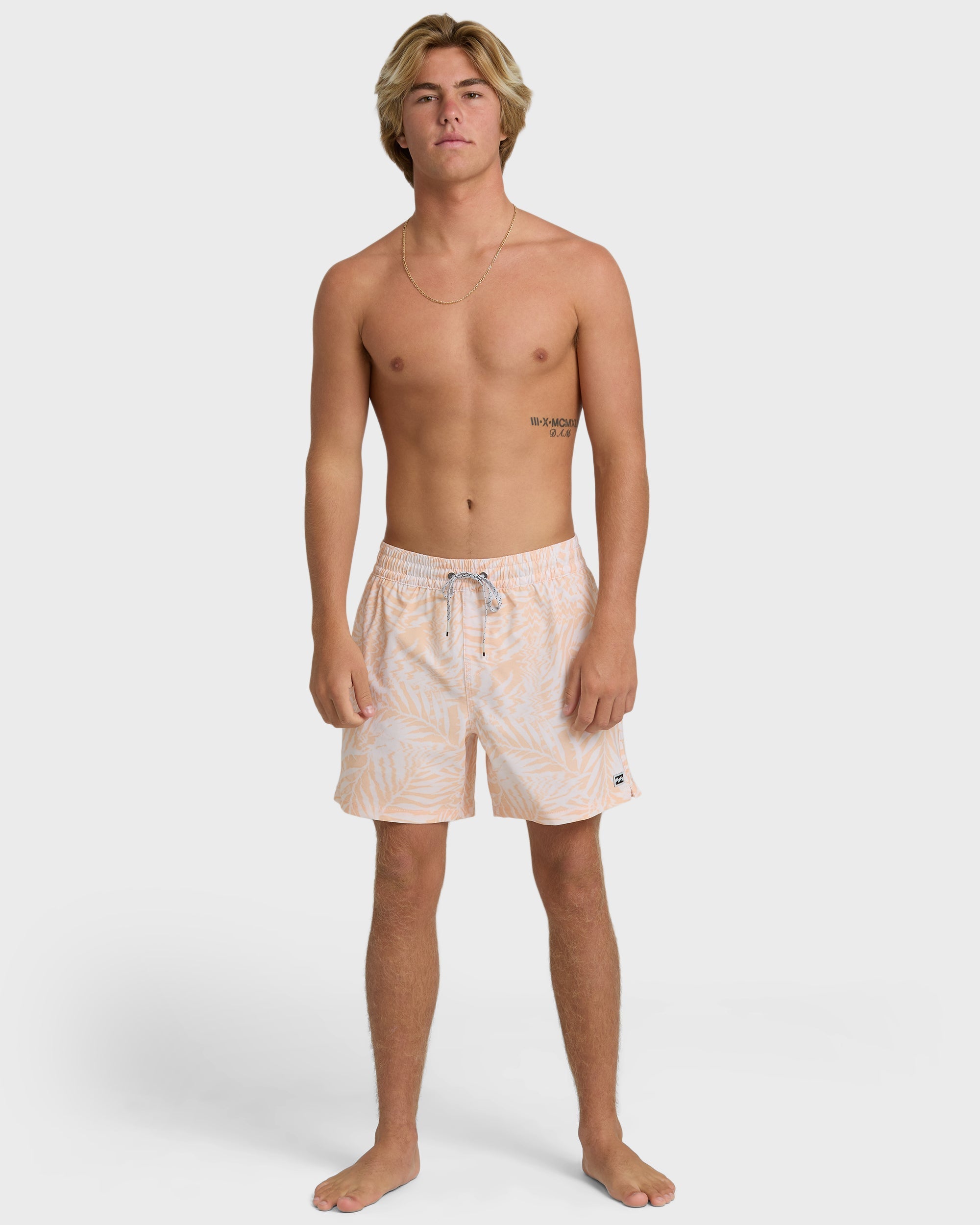 Billabong Lineup Layback 16 Trunks - Peach