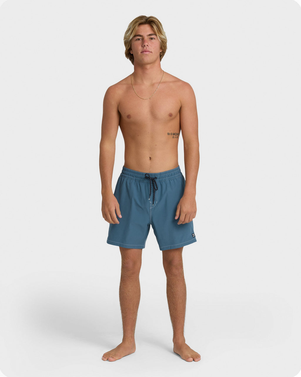 Billabong Lineup Solid Layback 16 Trunks - Real Teal