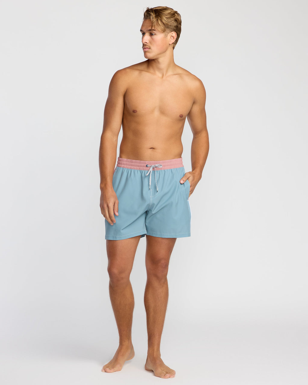 Billabong Dbah Panel Laybacks Swim Trunk - Washed Blue