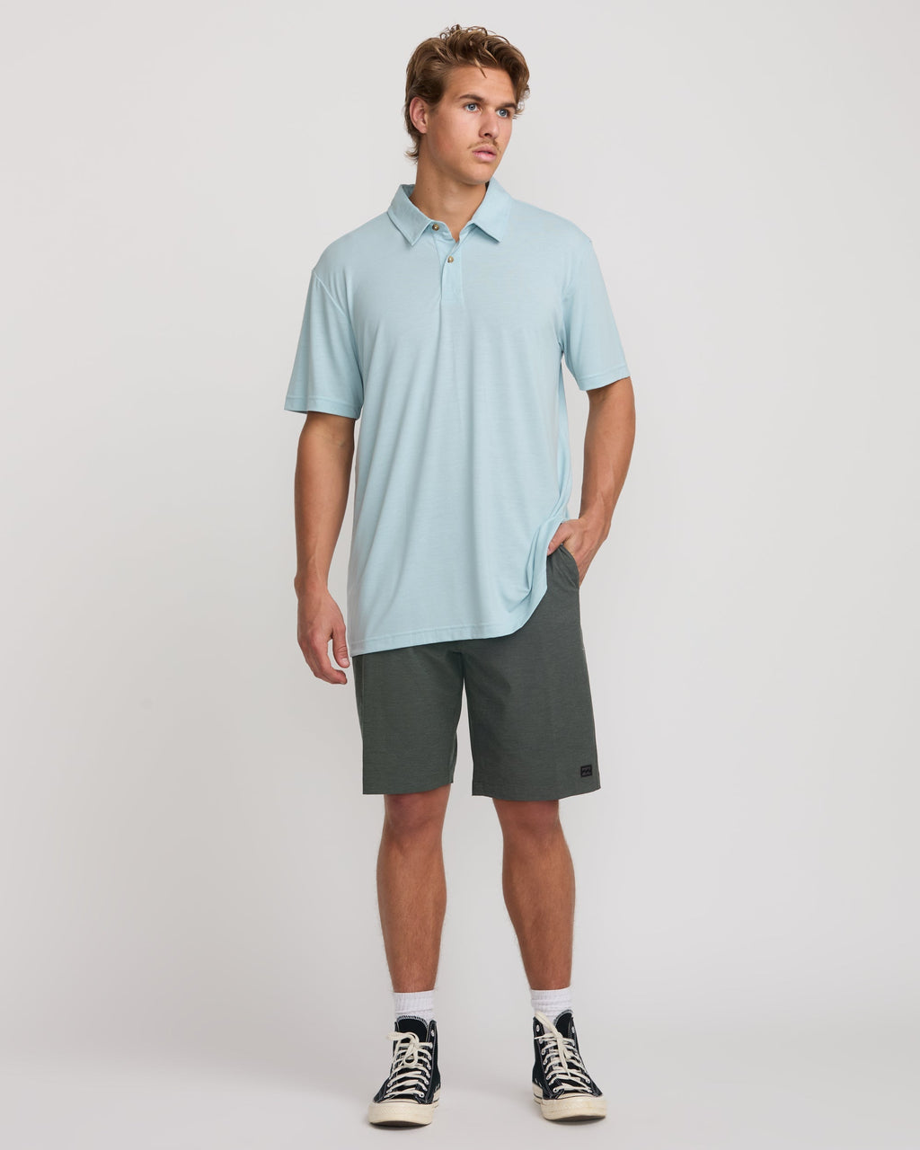 Billabong Crossfire Submersible 21 Hybrid Shorts - Asphalt