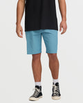 Billabong Crossfire Submersible 21 Hybrid Shorts - Glacier Blue