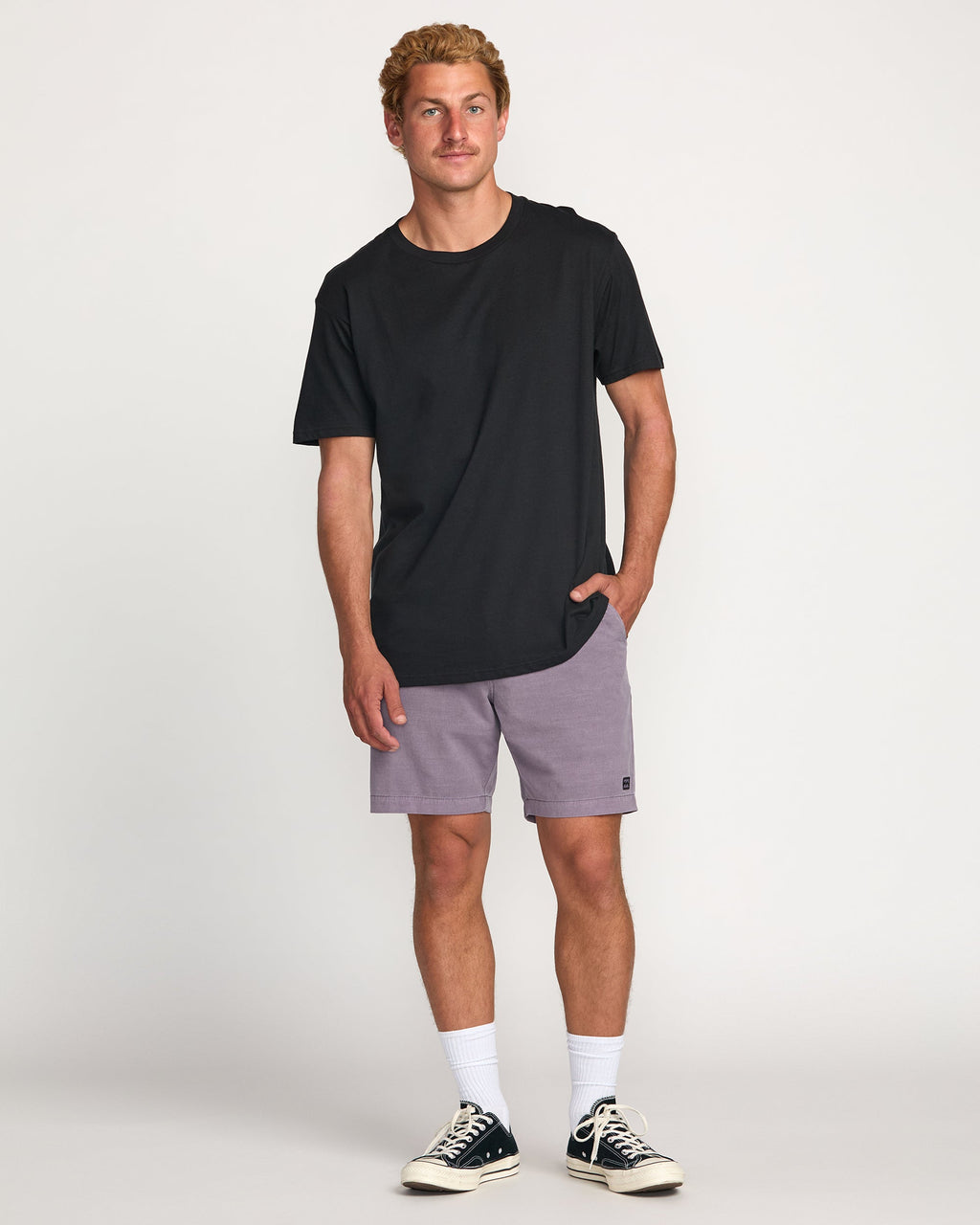 Billabong Crossfire Wave Wash Submersible 18 Hybrid Shorts - Light Purple