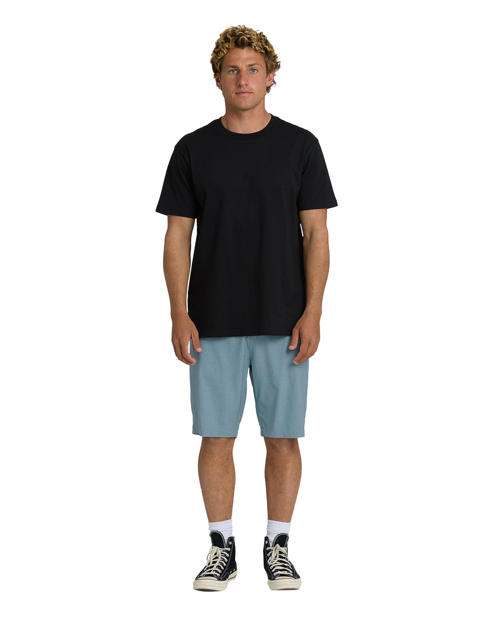 Billabong Crossfire Submersible 19 Hybrid Shorts - Blue Fog