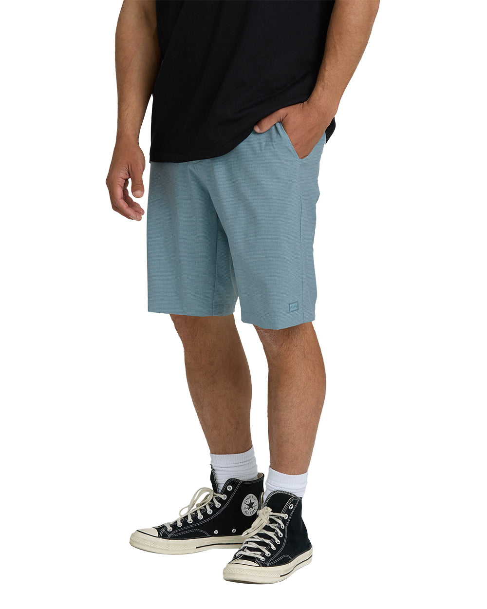 Billabong Crossfire Submersible 19 Hybrid Shorts - Blue Fog