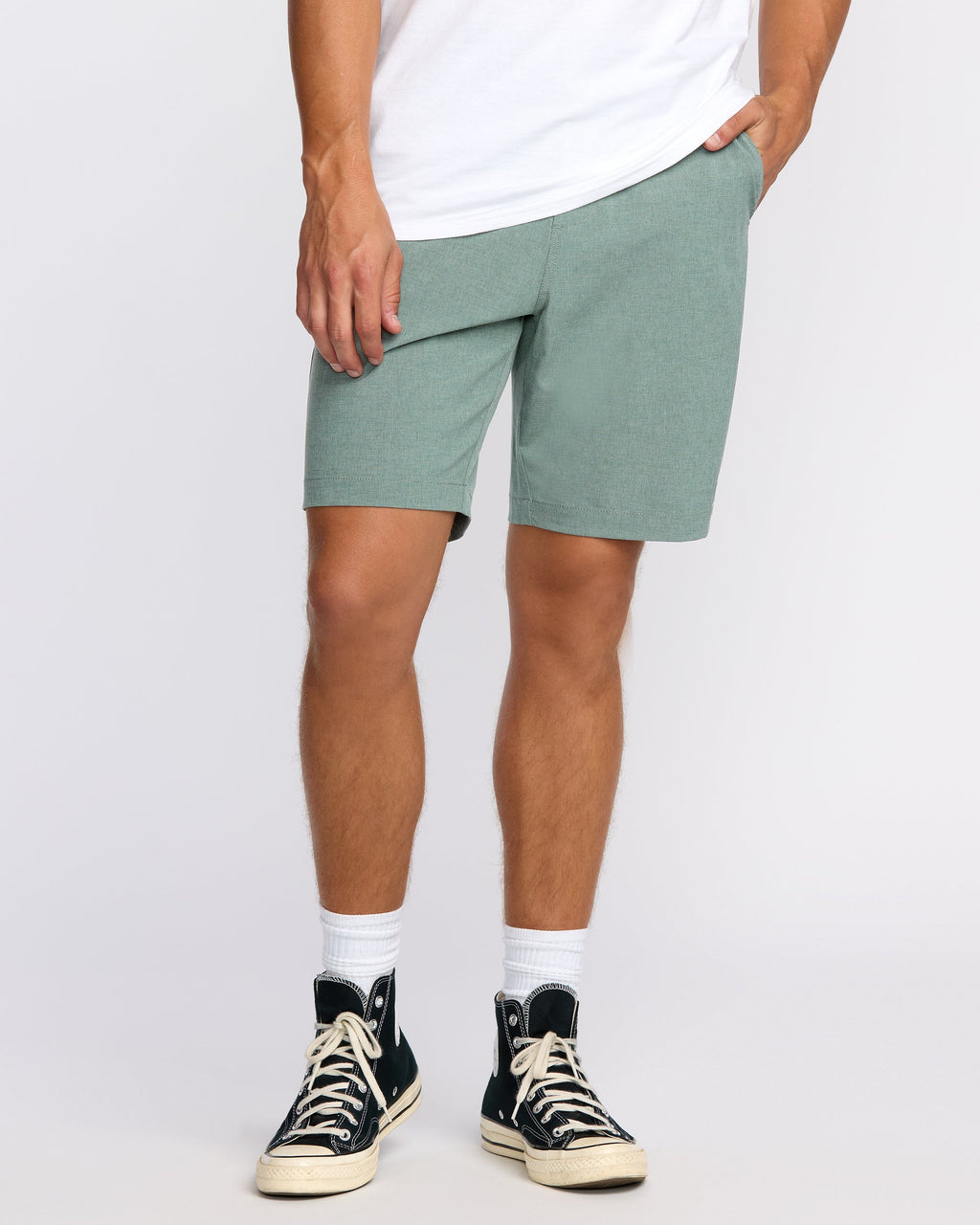Billabong Crossfire Submersible 19 Hybrid Shorts - Green Ash