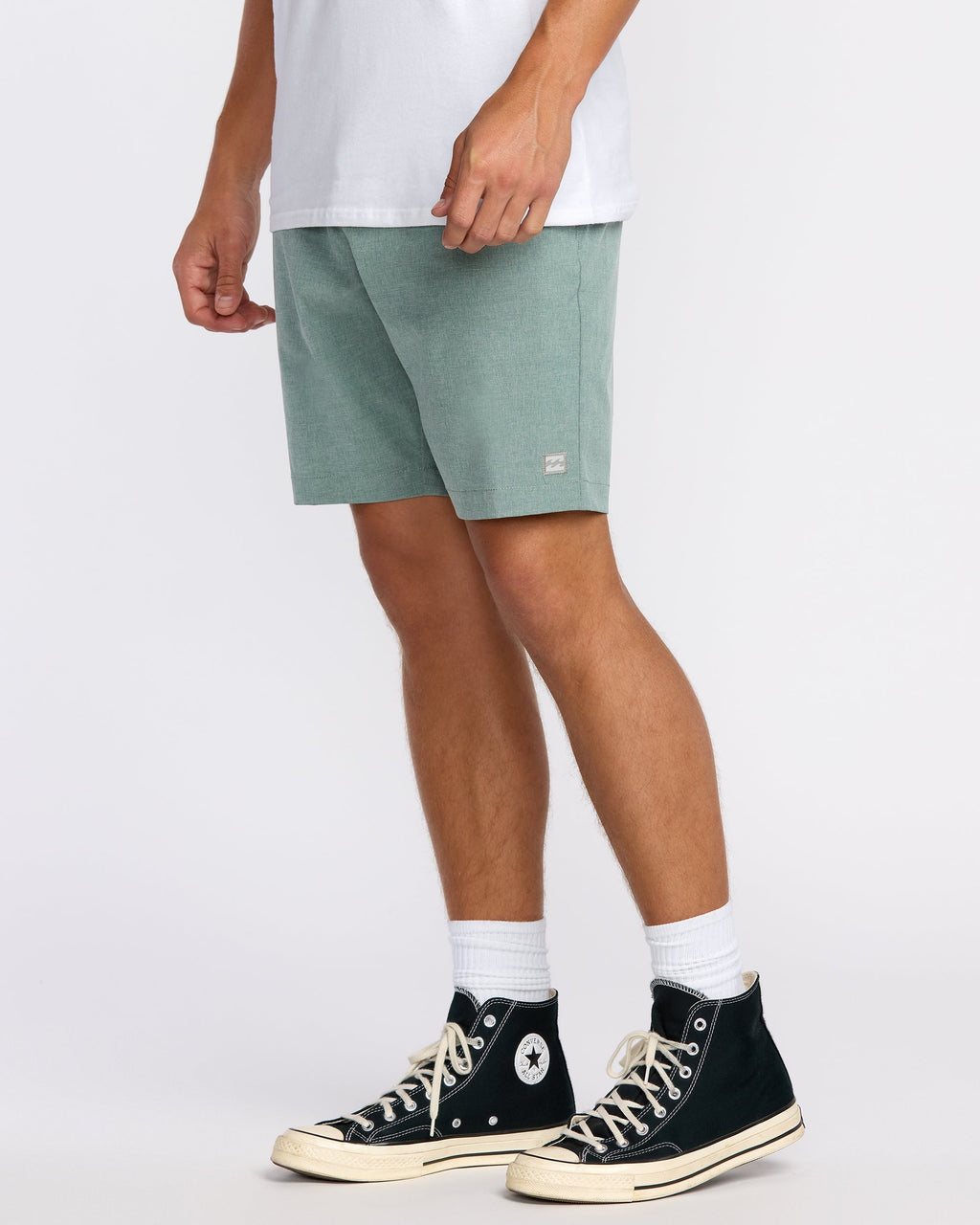 Billabong Crossfire Submersible 19 Hybrid Shorts - Green Ash