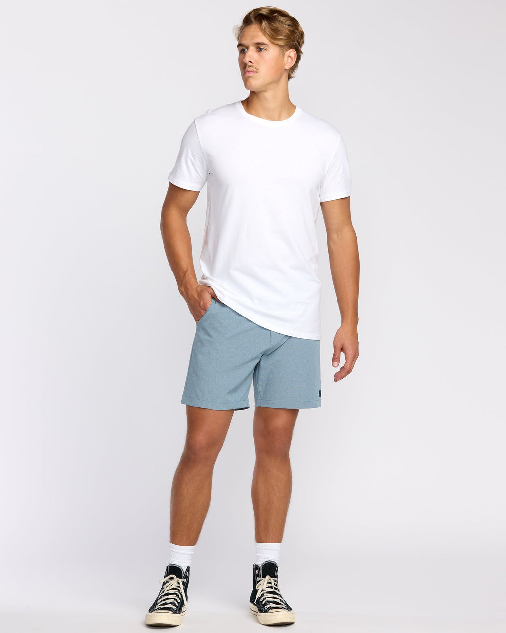 Billabong Crossfire Submersible 17 Hybrid Shorts - Slate Blue