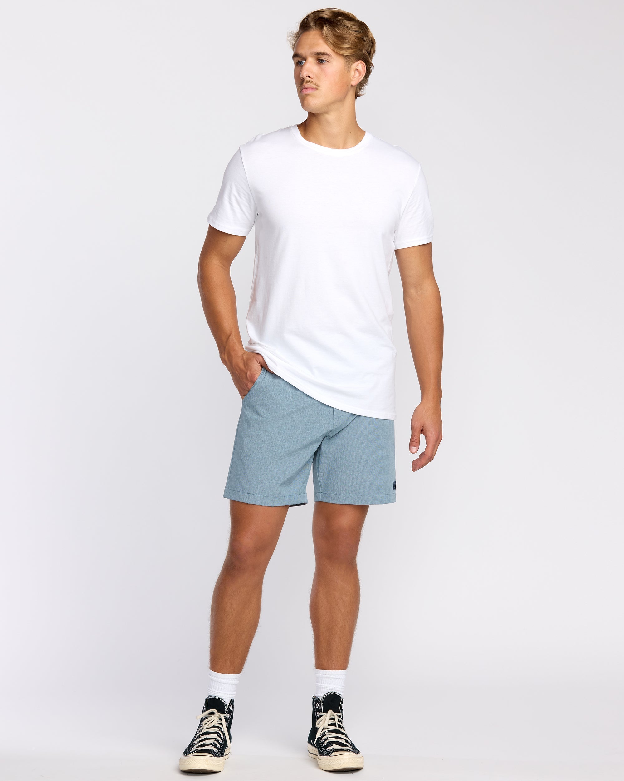 Billabong Crossfire Submersible 17 Hybrid Shorts - Slate Blue