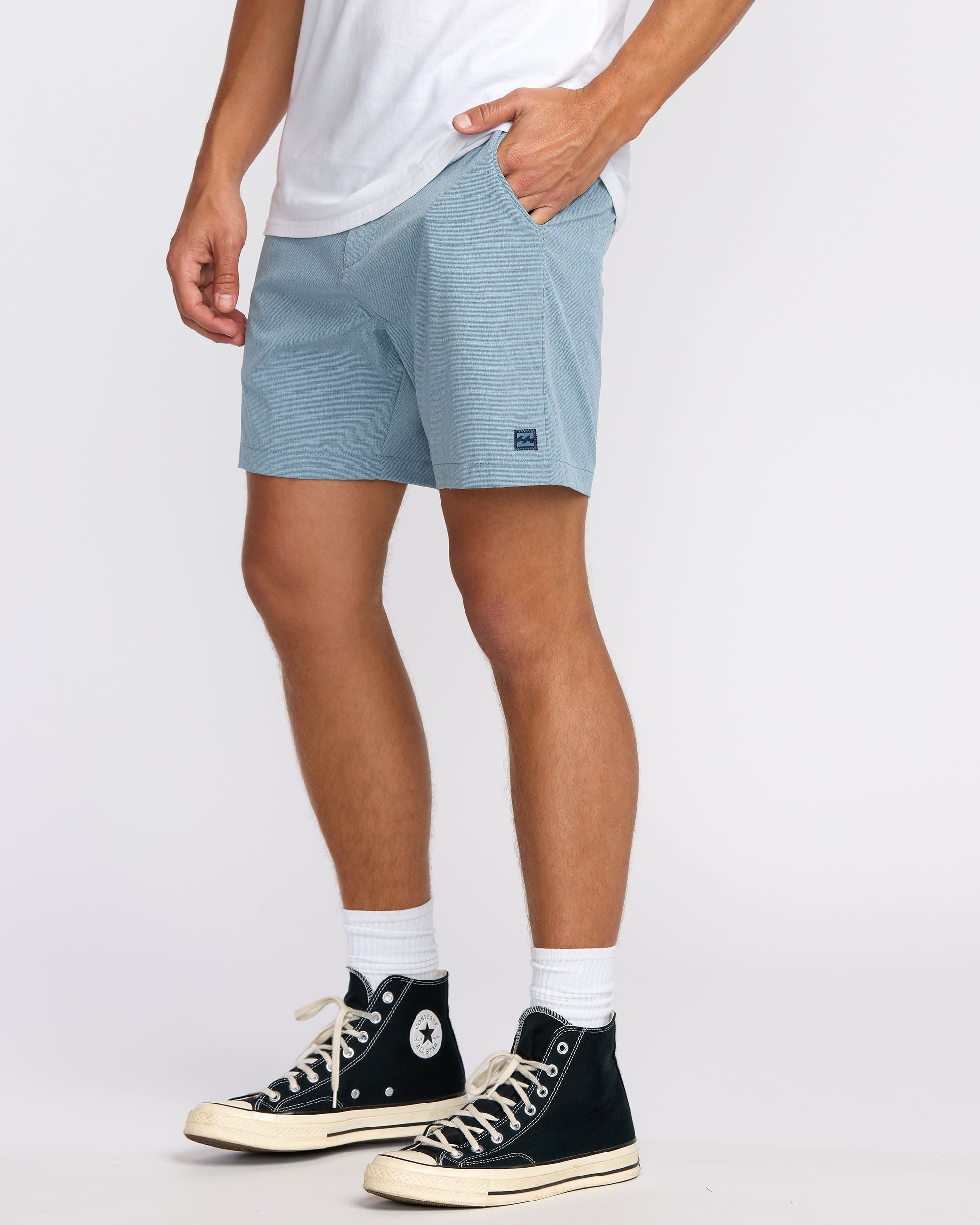Billabong Crossfire Submersible 17 Hybrid Shorts - Slate Blue