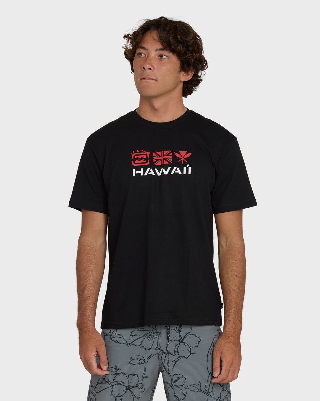 Billabong Kahili Hawaii Regular Short Sleeve Tee - Black