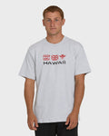 Billabong Kahili Hawaii Regular Short Sleeve Tee - Heather Gray