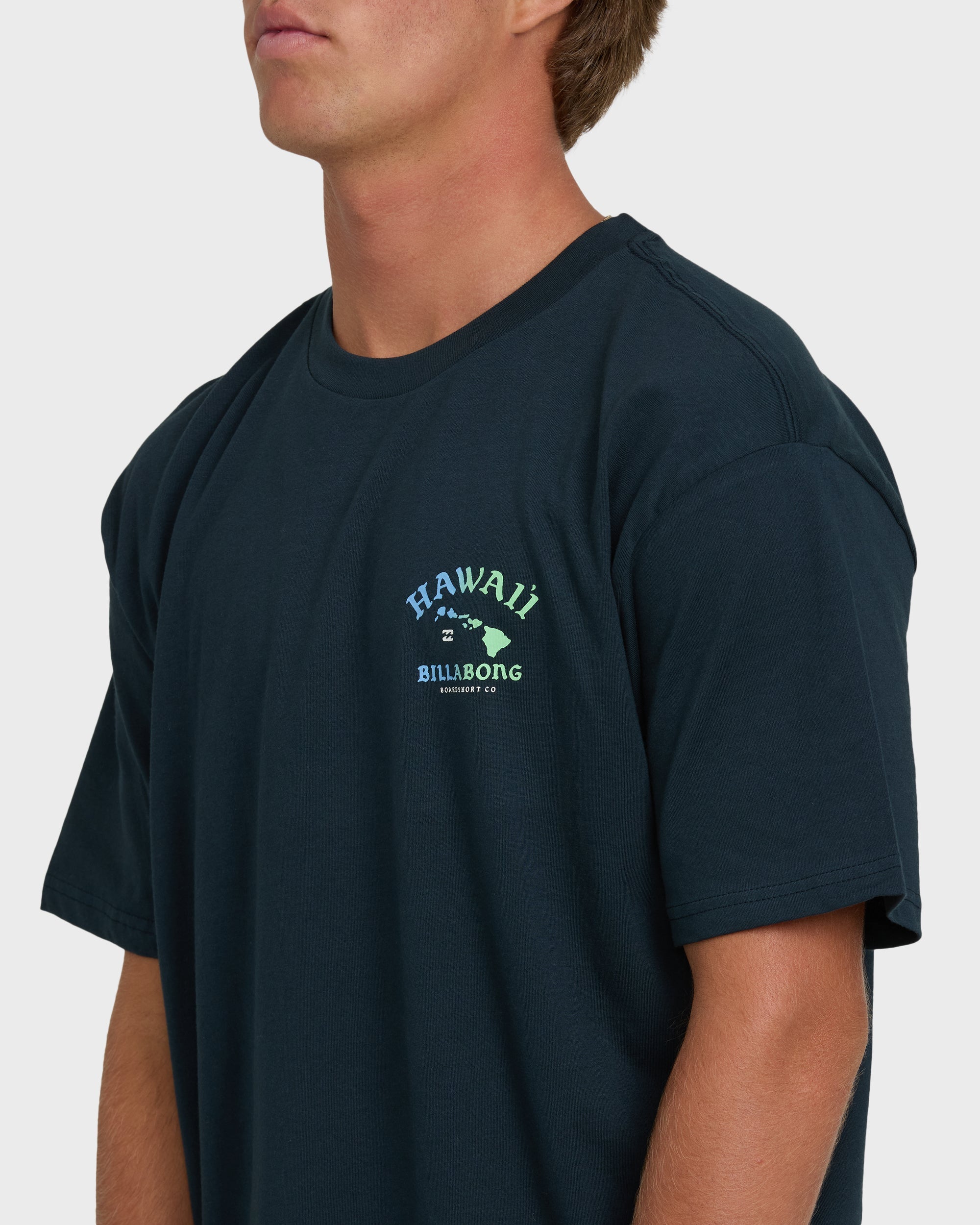 Billabong Island Chain Hawaii Regular Short Sleeve Tee - Navy