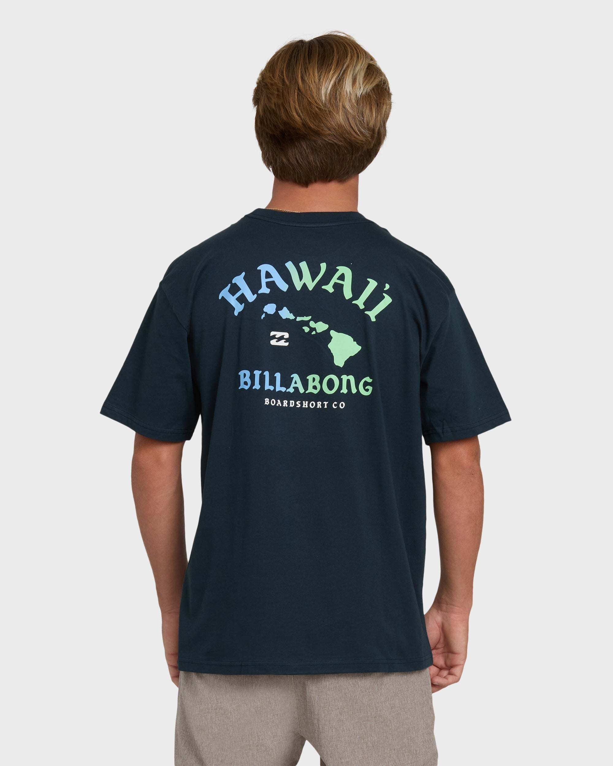 Billabong Island Chain Hawaii Regular Short Sleeve Tee - Navy