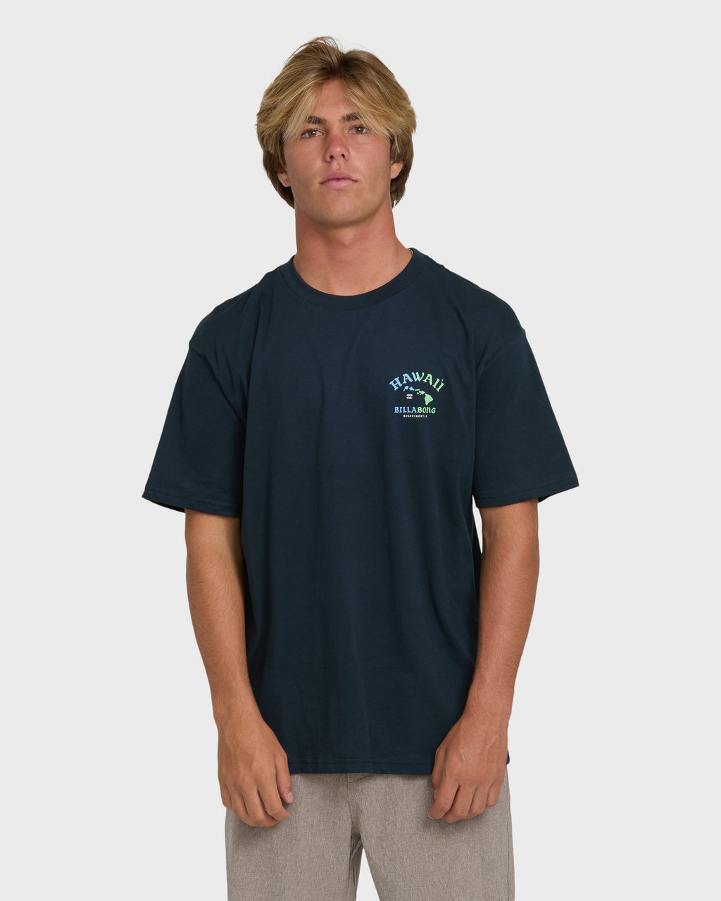 Billabong Island Chain Hawaii Regular Short Sleeve Tee - Navy