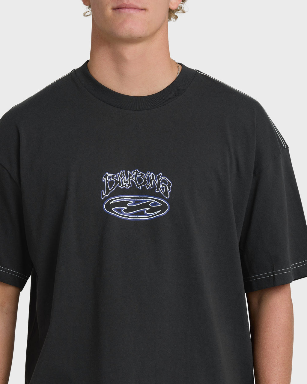 Billabong Bad Dog Og Short Sleeve T-Shirt - Black Vintage