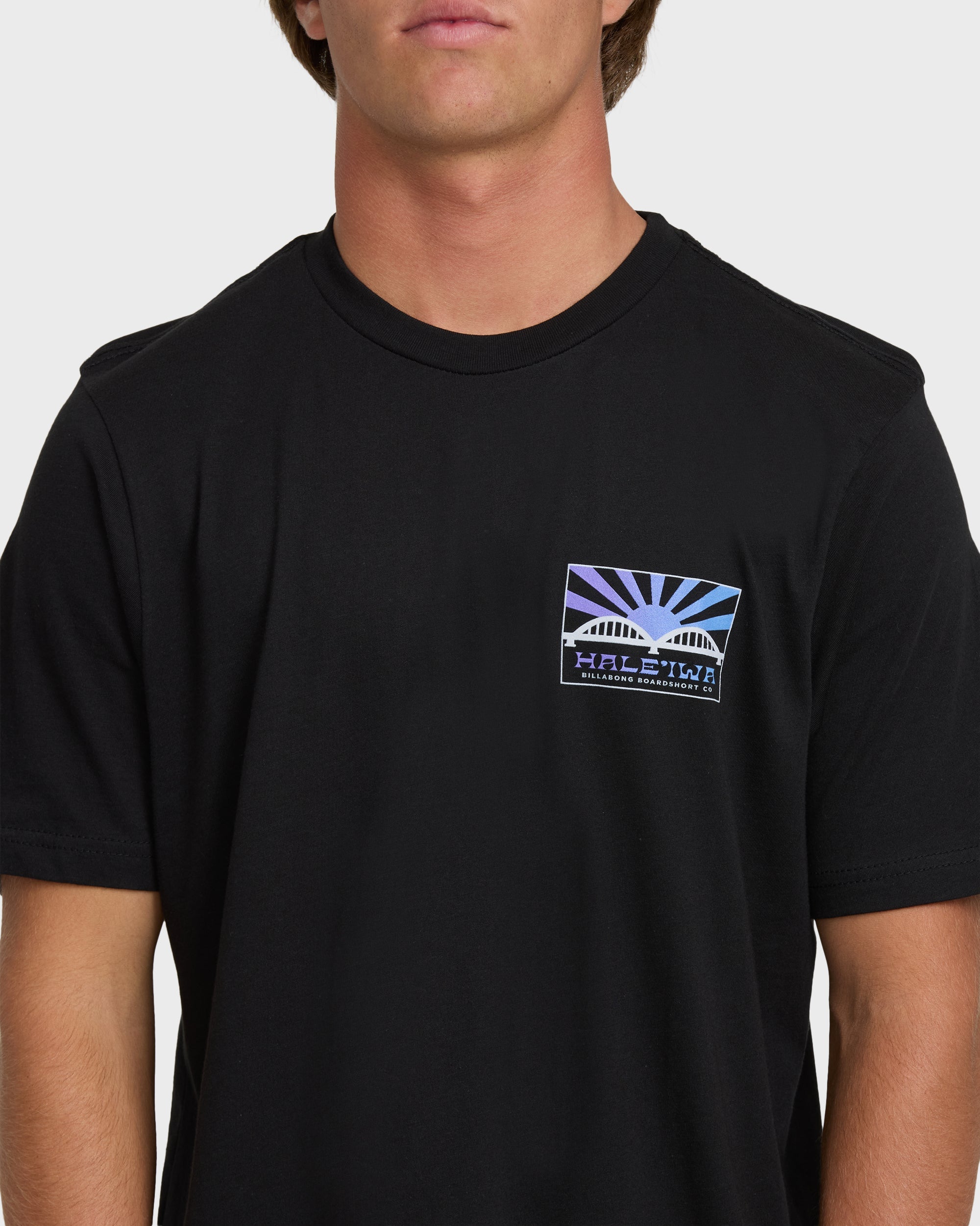 Billabong Haleiwa Rising Sun Short Sleeve T-Shirt - Black