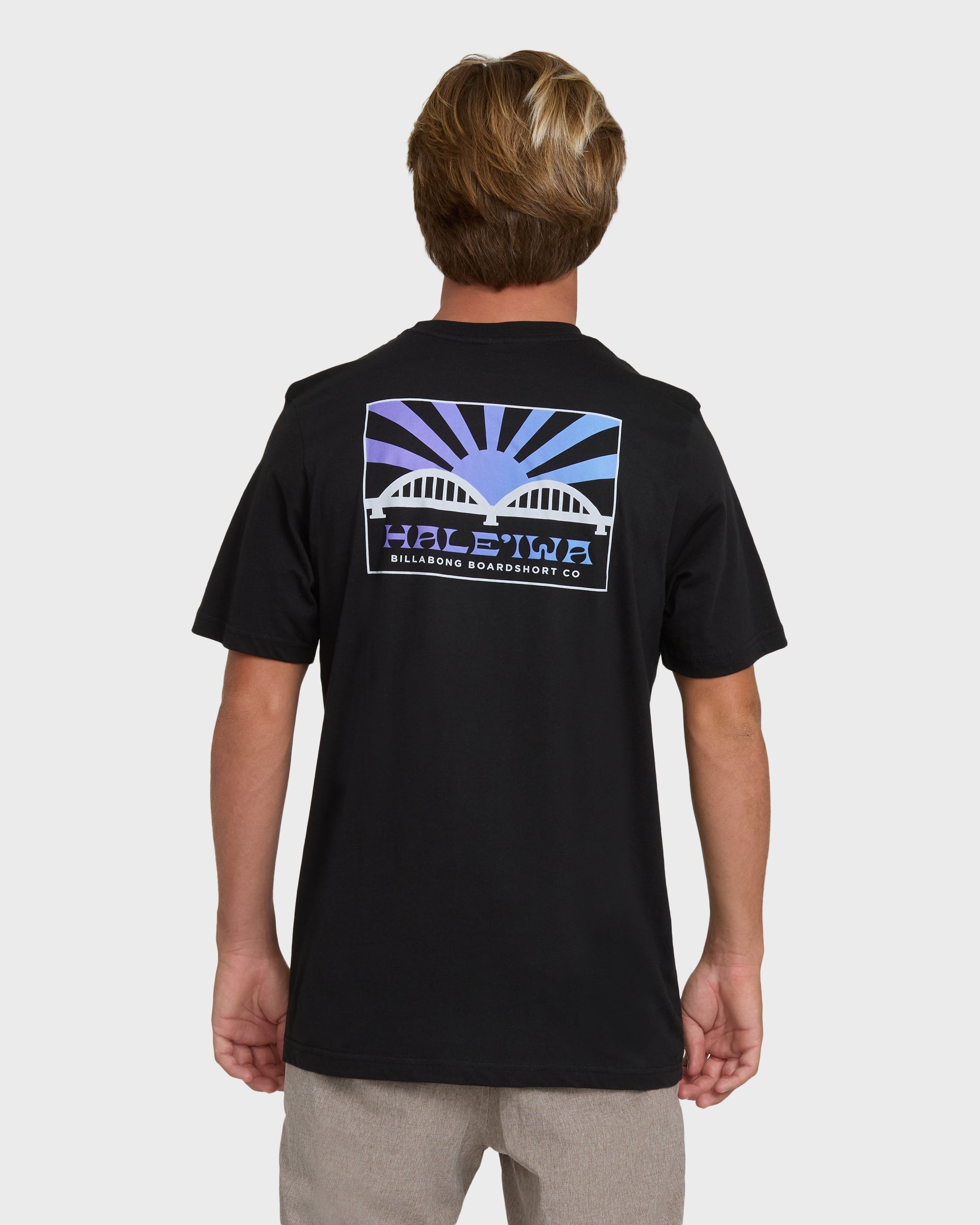 Billabong Haleiwa Rising Sun Short Sleeve T-Shirt - Black