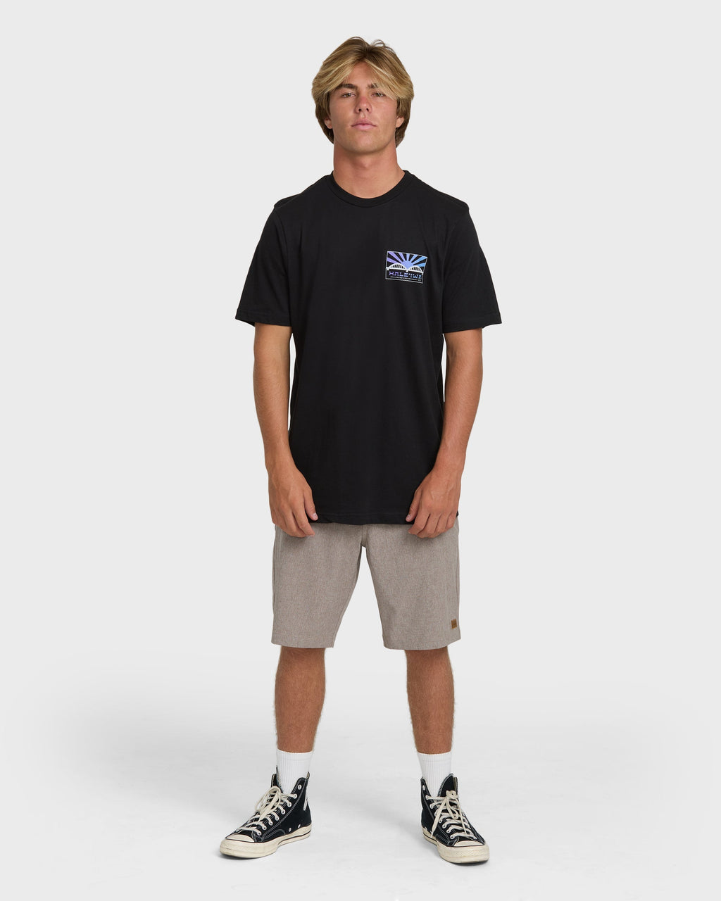 Billabong Haleiwa Rising Sun Short Sleeve T-Shirt - Black