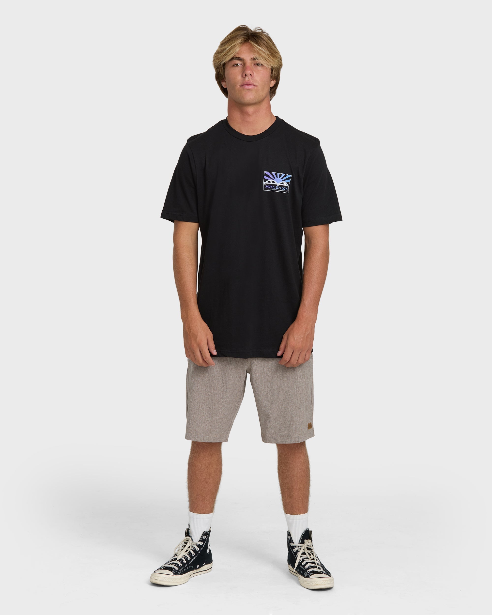 Billabong Haleiwa Rising Sun Short Sleeve T-Shirt - Black