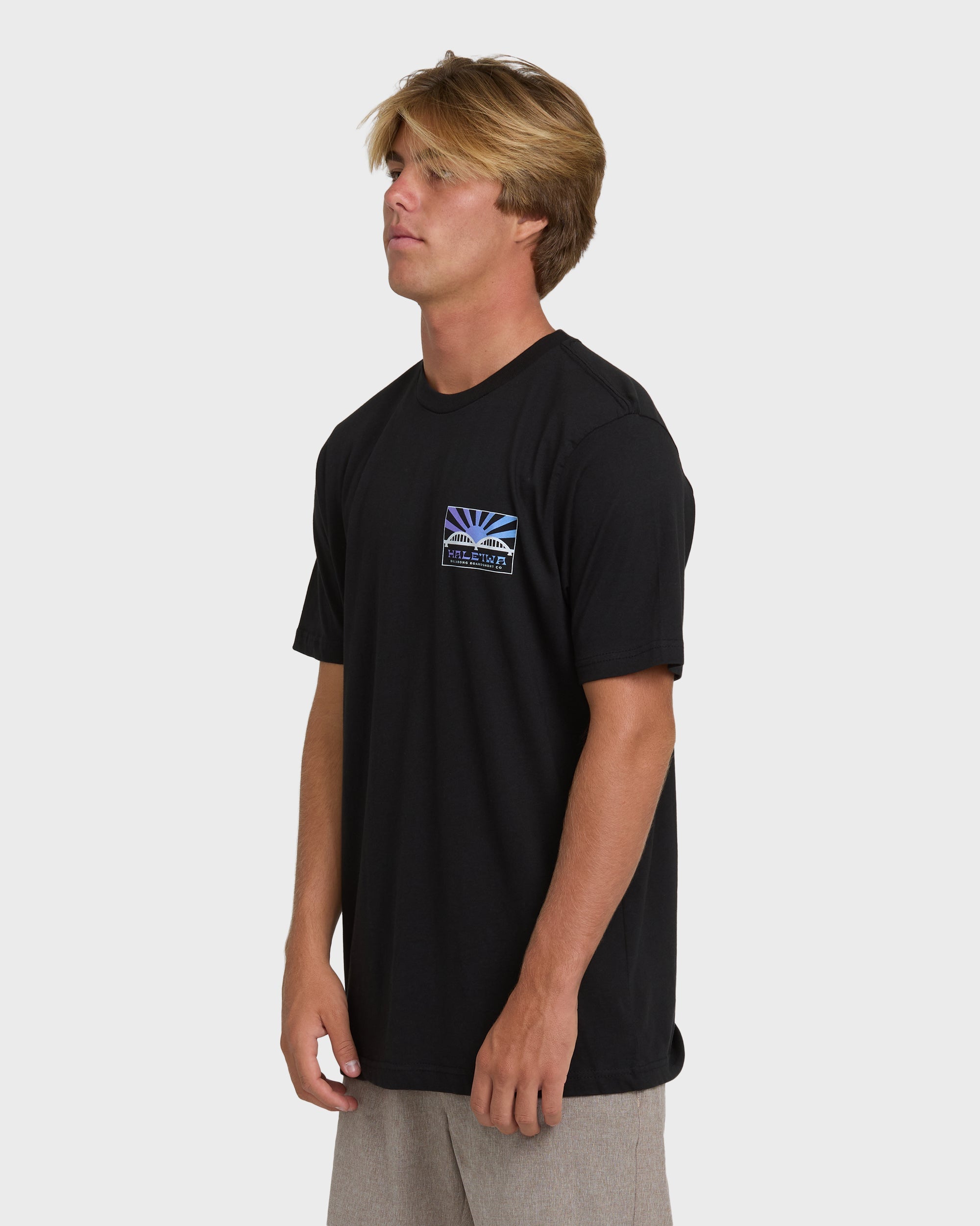 Billabong Haleiwa Rising Sun Short Sleeve T-Shirt - Black
