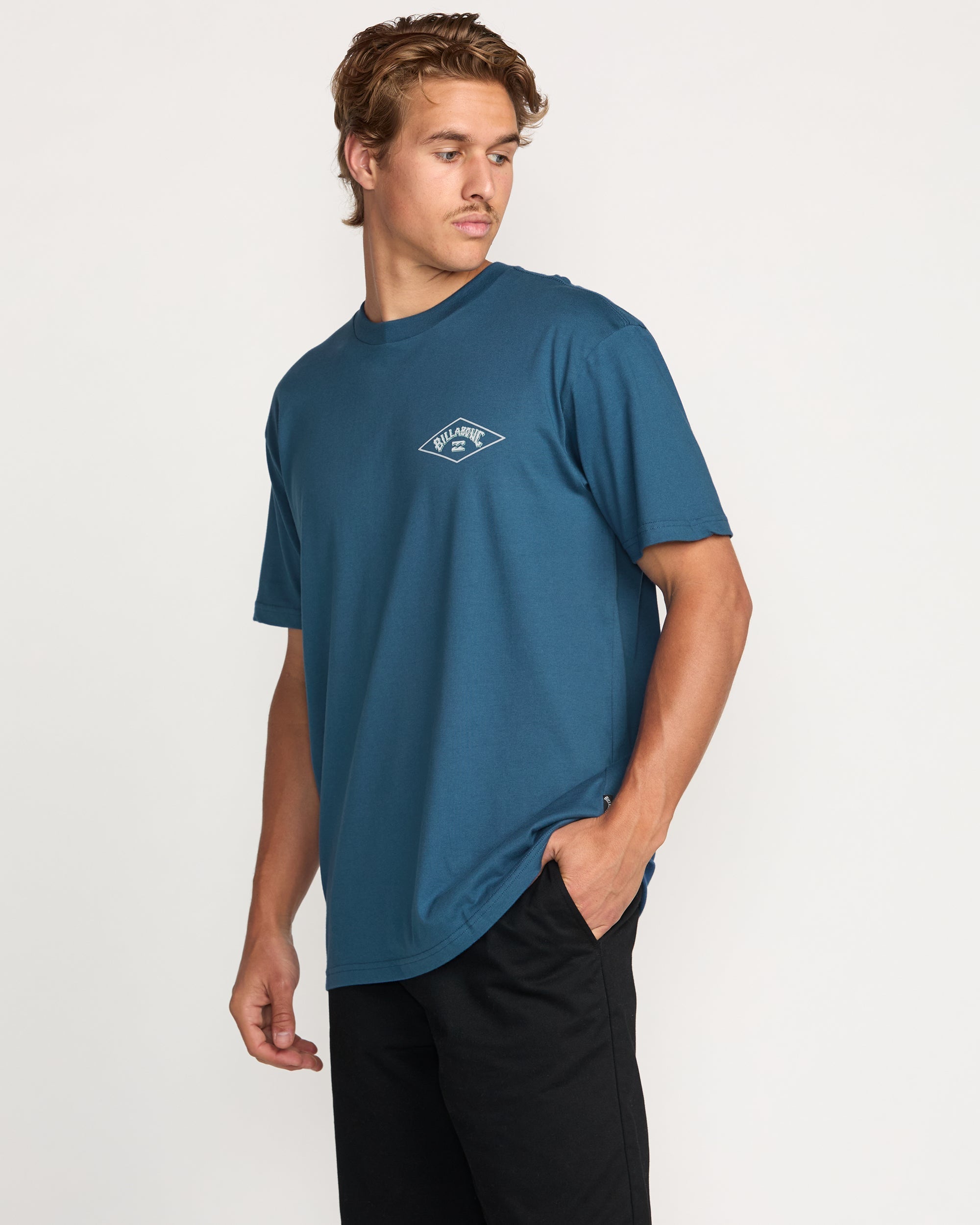 Billabong Diamond Arch Premium Tee - Deep Blue