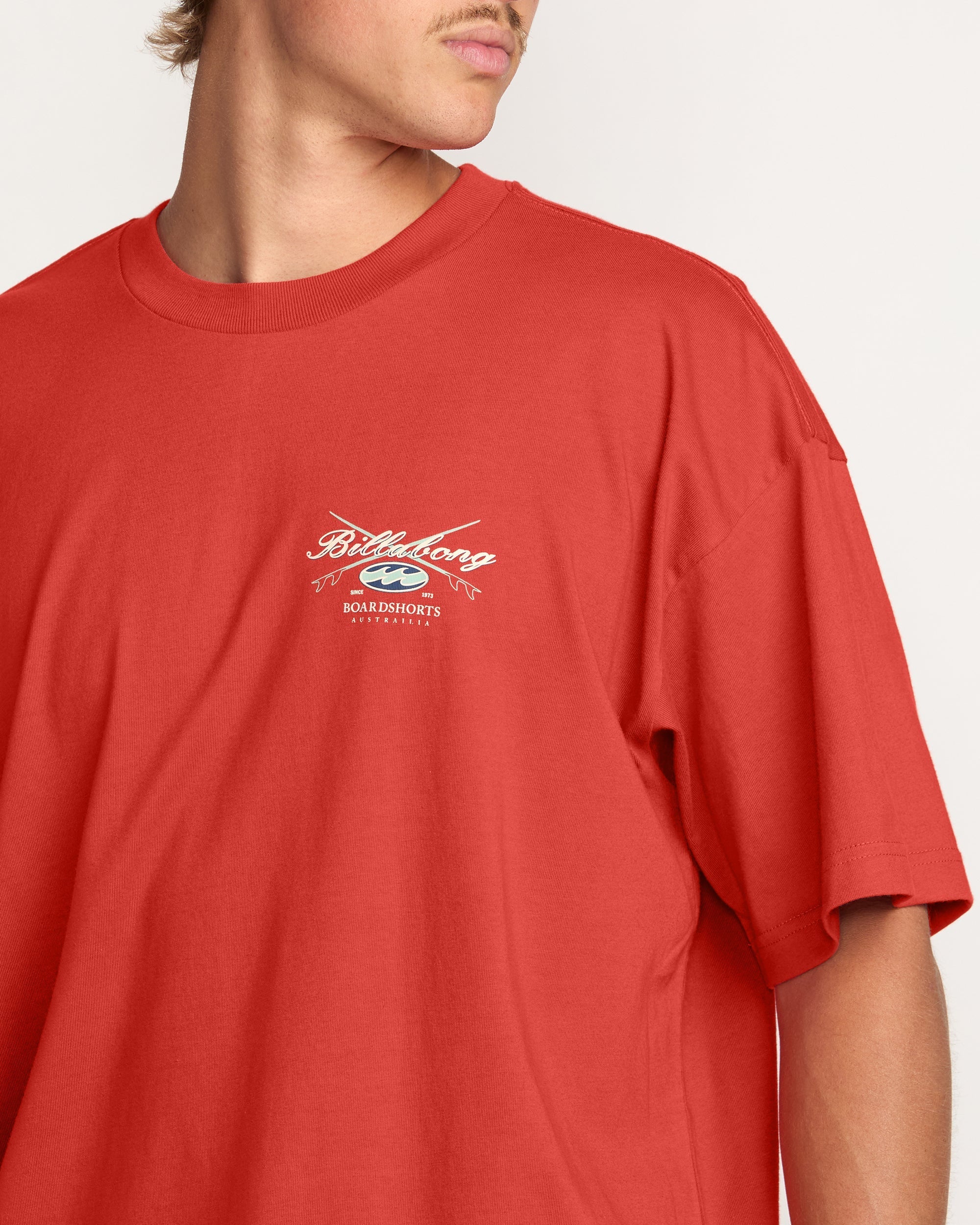 Billabong Crossboards OG Tee - Burnt Red